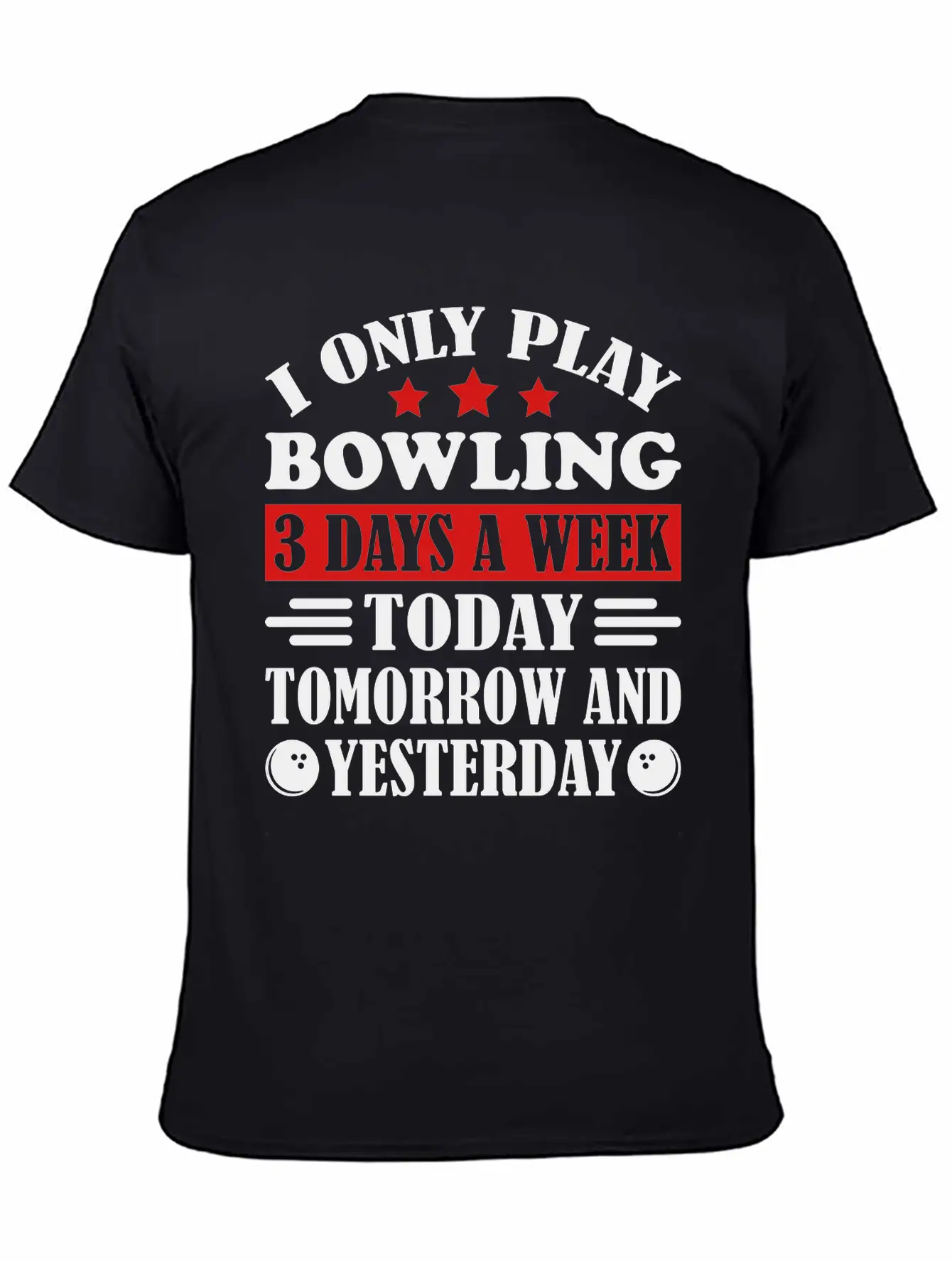 Only Play Bowling Modern Fit Casual T-Shirt – Clean And Versatile Design