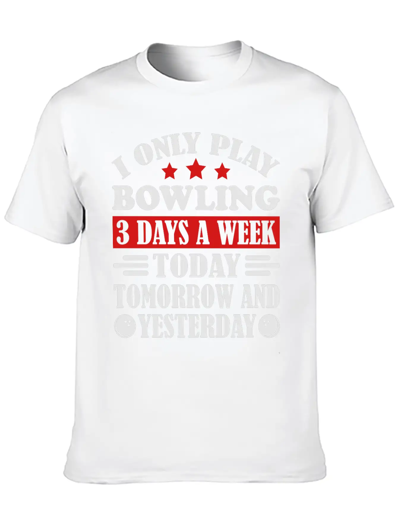 Only Play Bowling Modern Fit Casual T-Shirt – Clean And Versatile Design