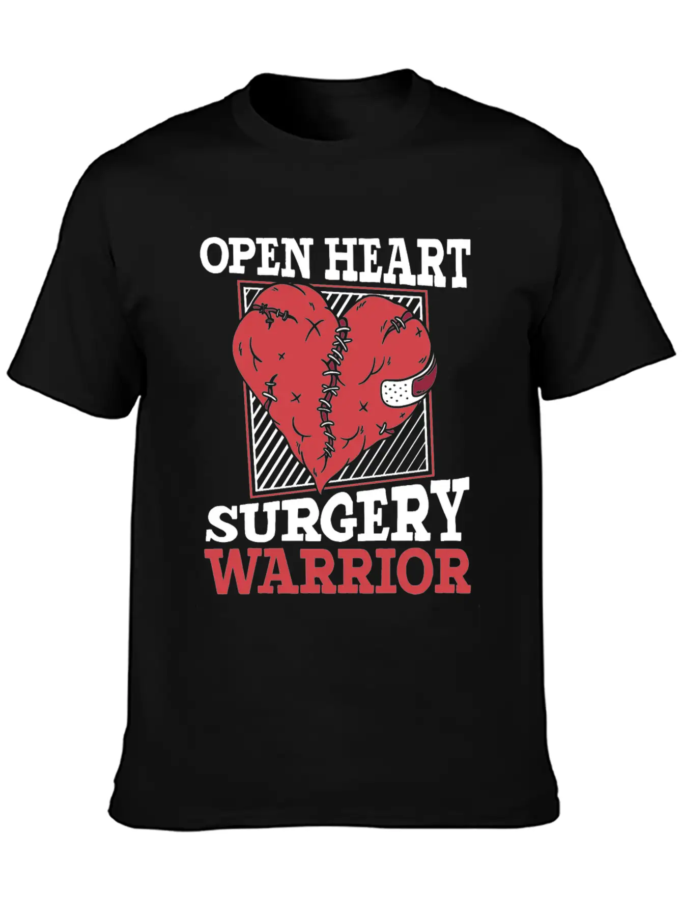 Open Heart Surgery Warrior Catheter Open Heart Unisex Casual T-Shirt – Clean Design For Daily Comfort