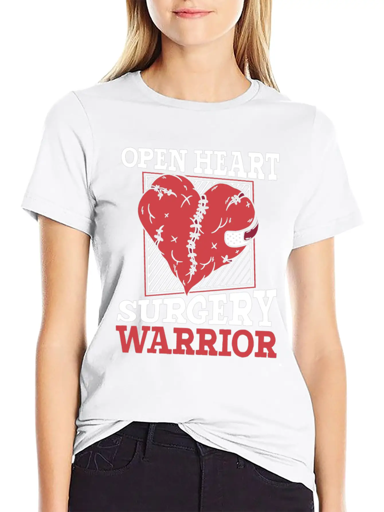 Open Heart Surgery Warrior Catheter Open Heart Unisex Casual T-Shirt – Clean Design For Daily Comfort