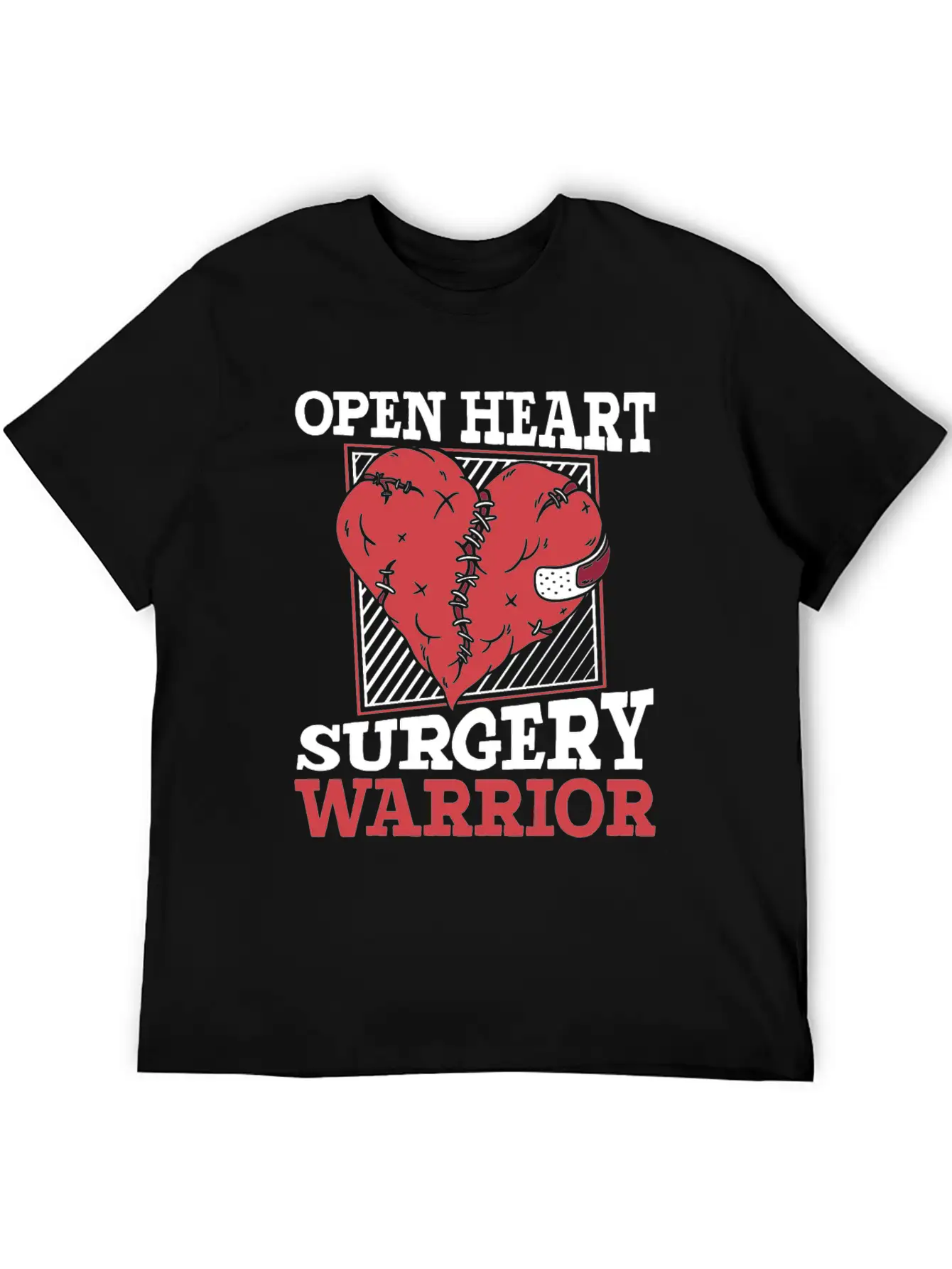 Open Heart Surgery Warrior Catheter Open Heart Unisex Casual T-Shirt – Clean Design For Daily Comfort