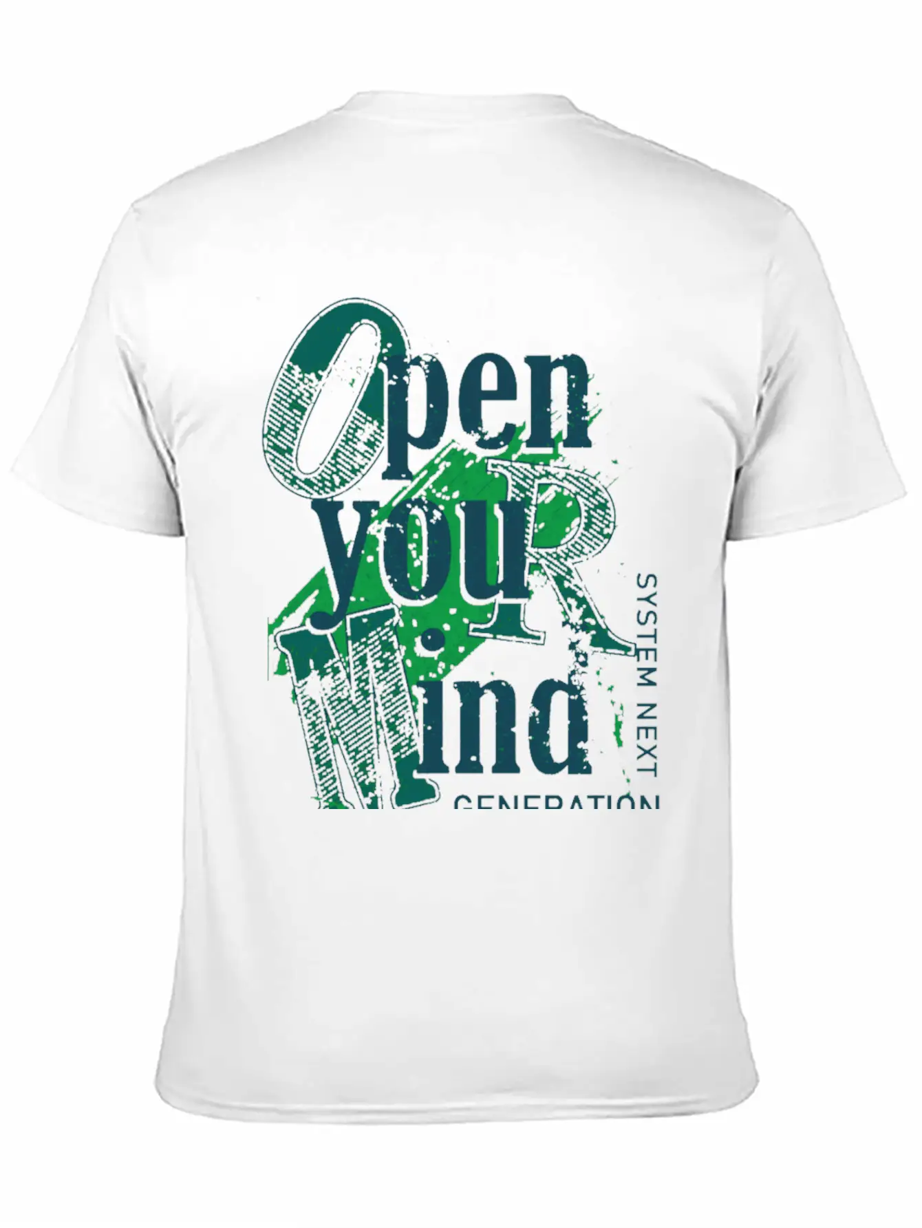 Open Your Mind Title Of Creativity Text Arts Lightweight Cotton T-Shirt – Daily Comfort Graphic Shirt