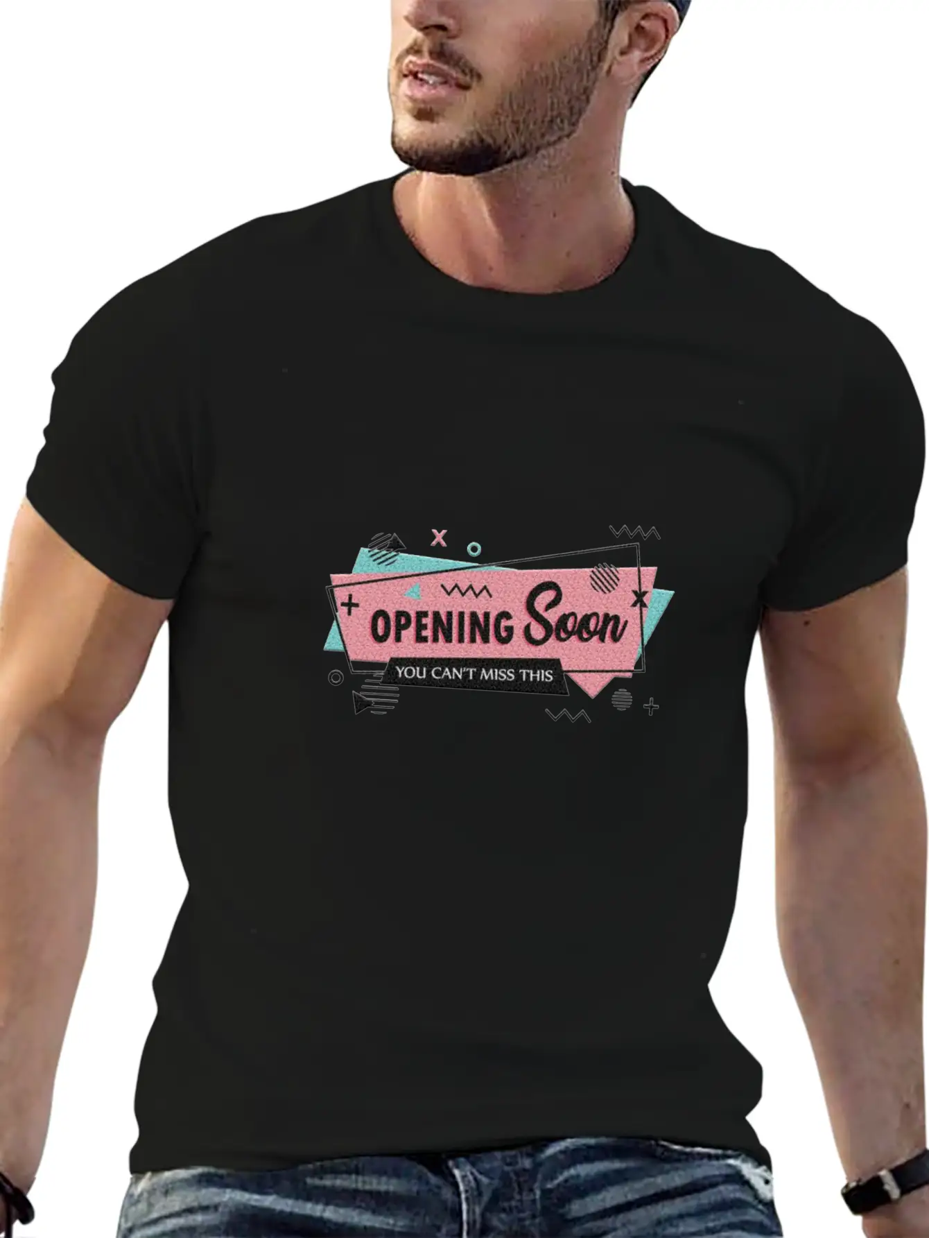 Opening Soon Style Modern Fit Casual T-Shirt – Clean And Versatile Design