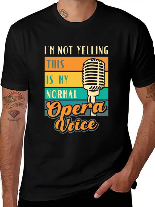 Opera Singer Vocalist Voice Coach Choir Show Unisex Casual T-Shirt – Clean Design For Daily Comfort