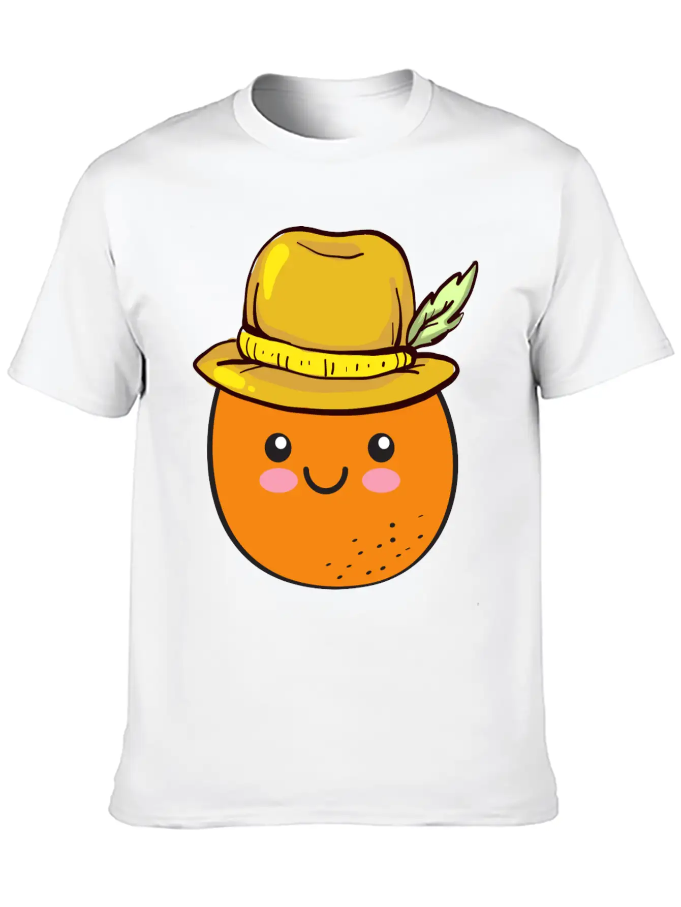Orange Cute Vegan Veganism Vegetarian Healthy Food Basic Graphic T-Shirt – Daily Comfort In Soft Cotton