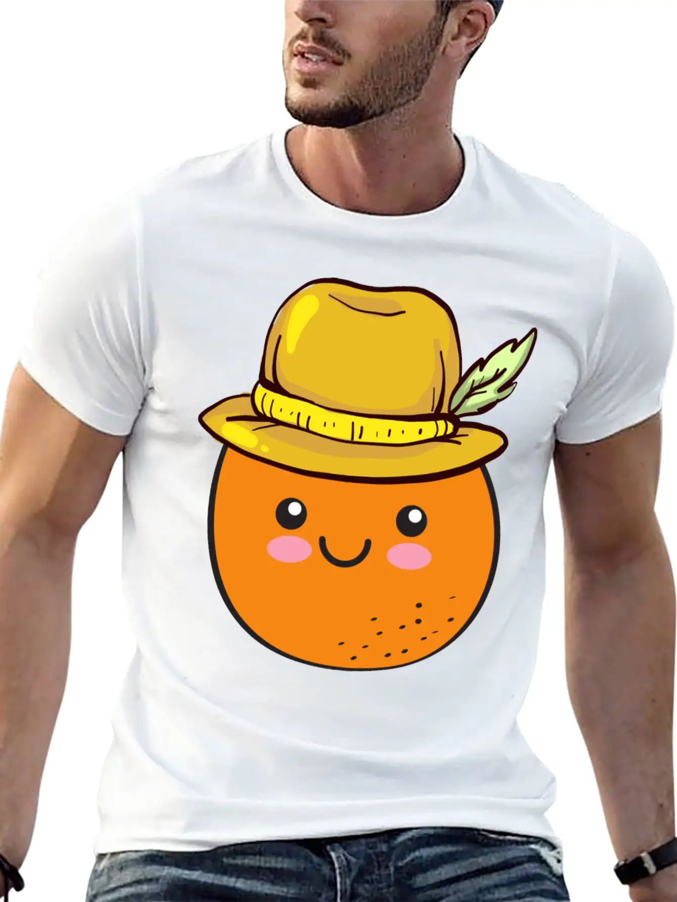 Orange Cute Vegan Veganism Vegetarian Healthy Food Basic Graphic T-Shirt – Daily Comfort In Soft Cotton