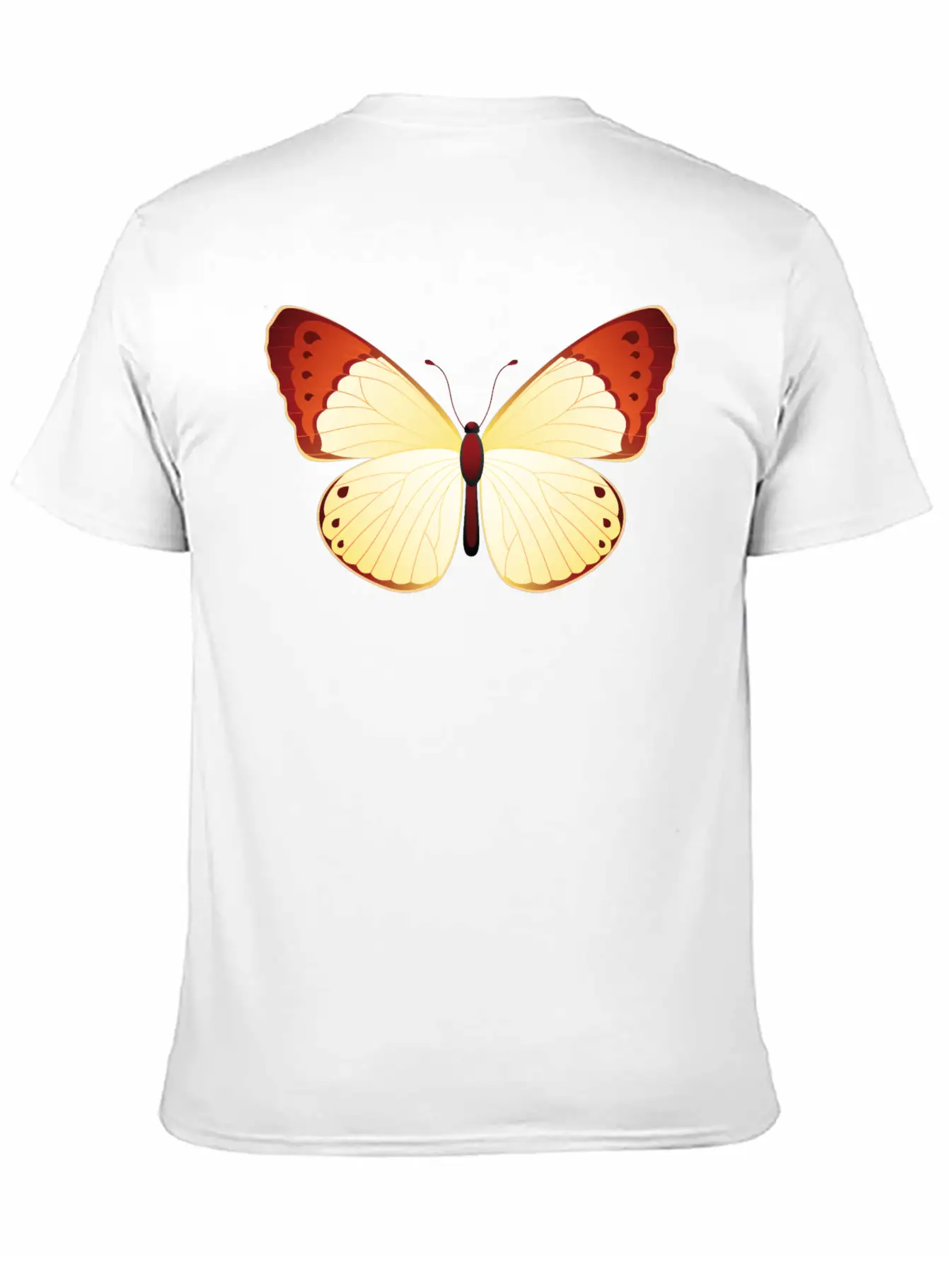 Orange Tip Modern Fit Casual T-Shirt ��� Clean And Versatile Design