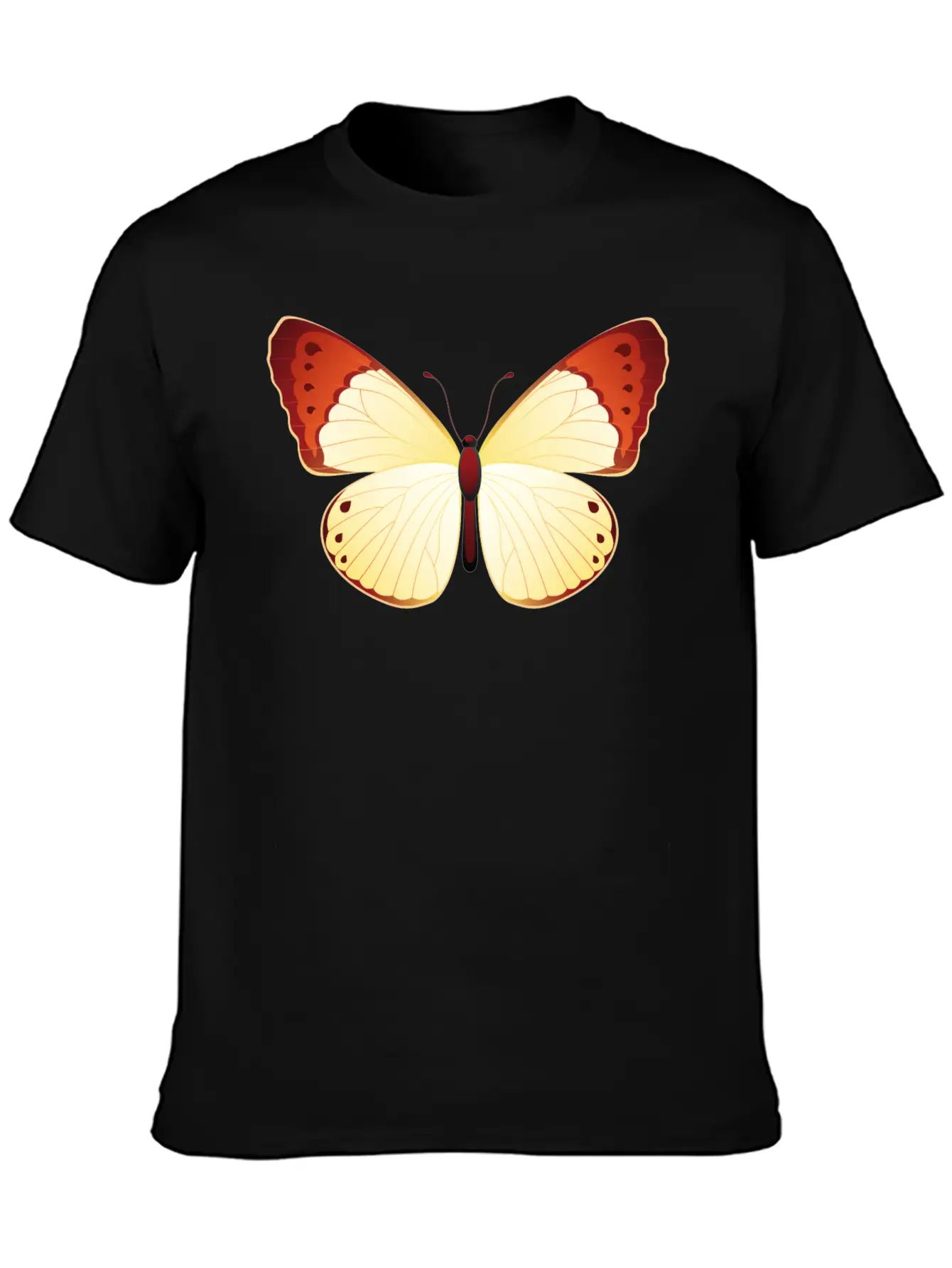Orange Tip Modern Fit Casual T-Shirt ��� Clean And Versatile Design