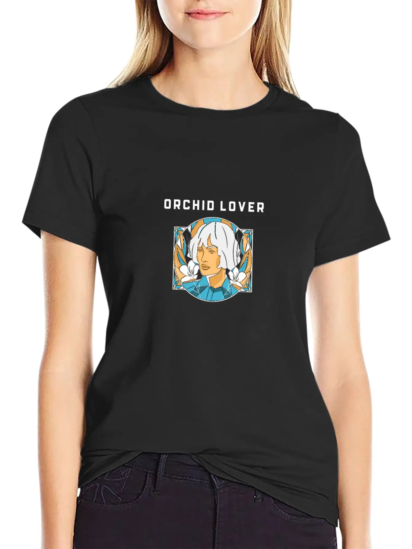 Orchid Lover Soft Cotton Short Sleeve Tee – Unisex Wardrobe Staple