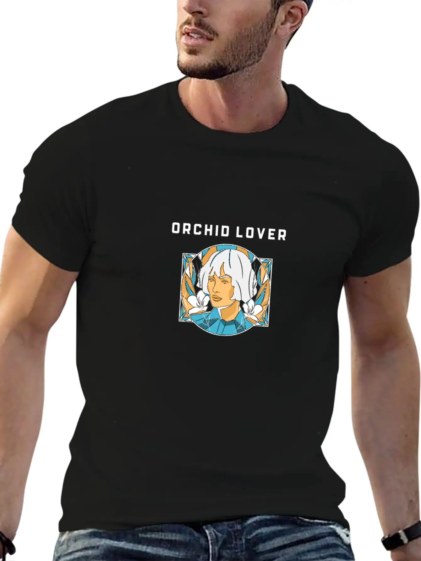 Orchid Lover Soft Cotton Short Sleeve Tee – Unisex Wardrobe Staple