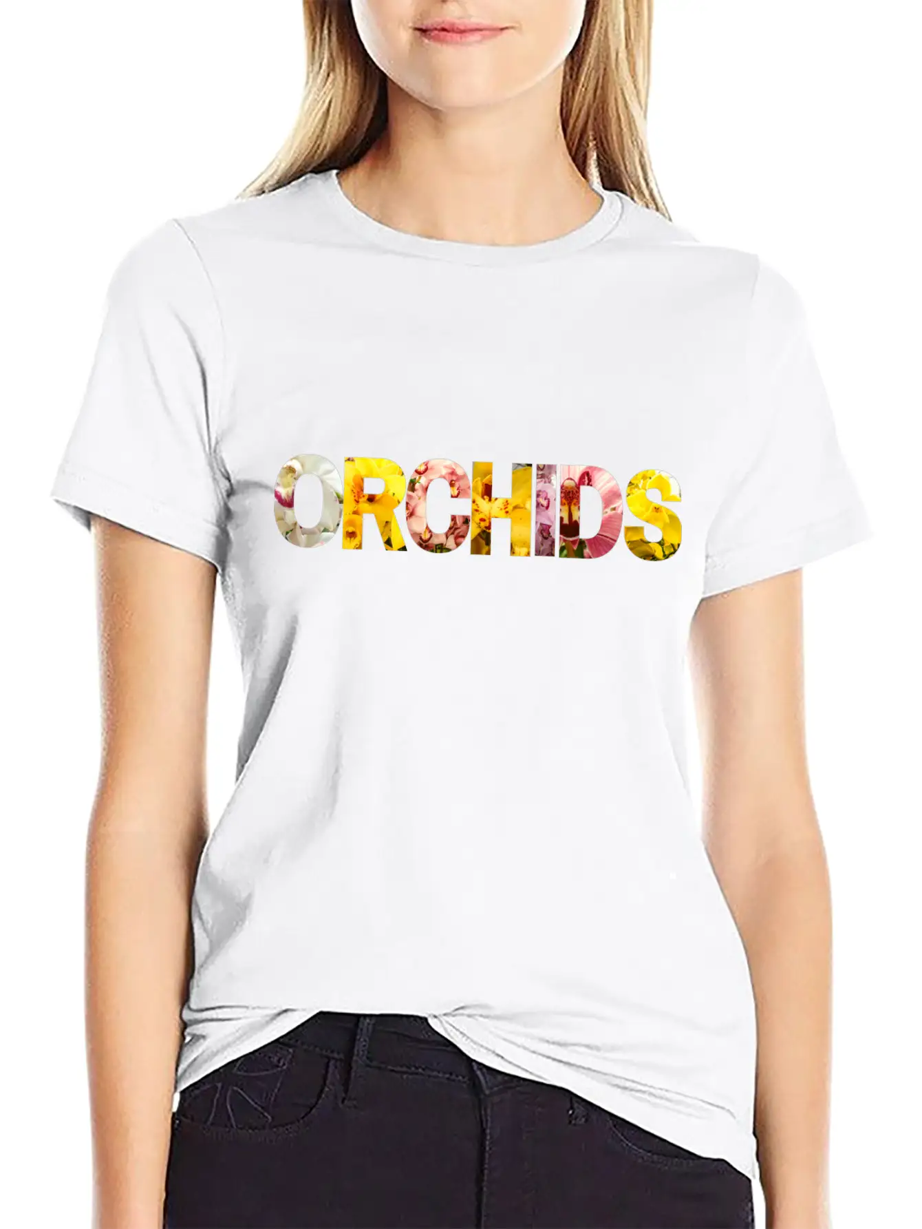 Orchids Soft Cotton Short Sleeve Tee – Unisex Wardrobe Staple