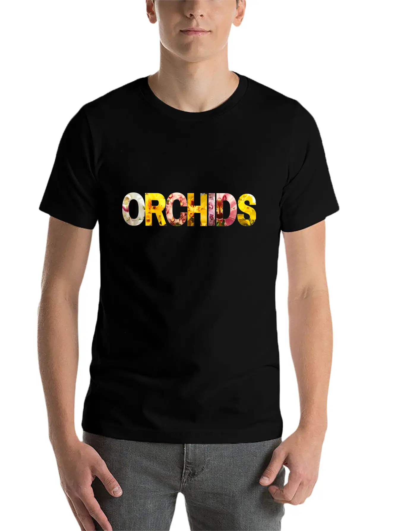 Orchids Soft Cotton Short Sleeve Tee – Unisex Wardrobe Staple