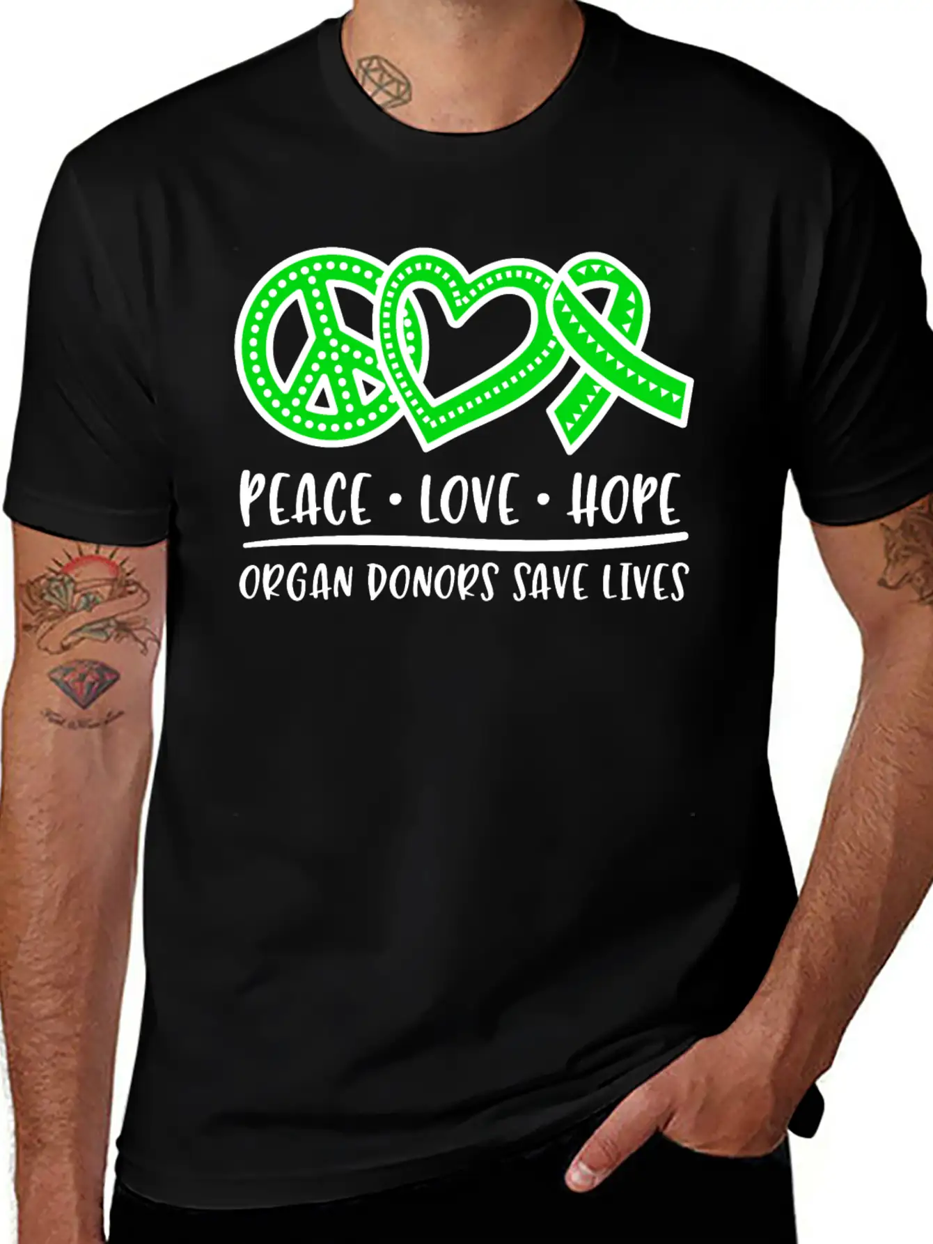 Organ Donation Awareness, Organ Donor Basic Graphic T-Shirt – Daily Comfort In Soft Cotton