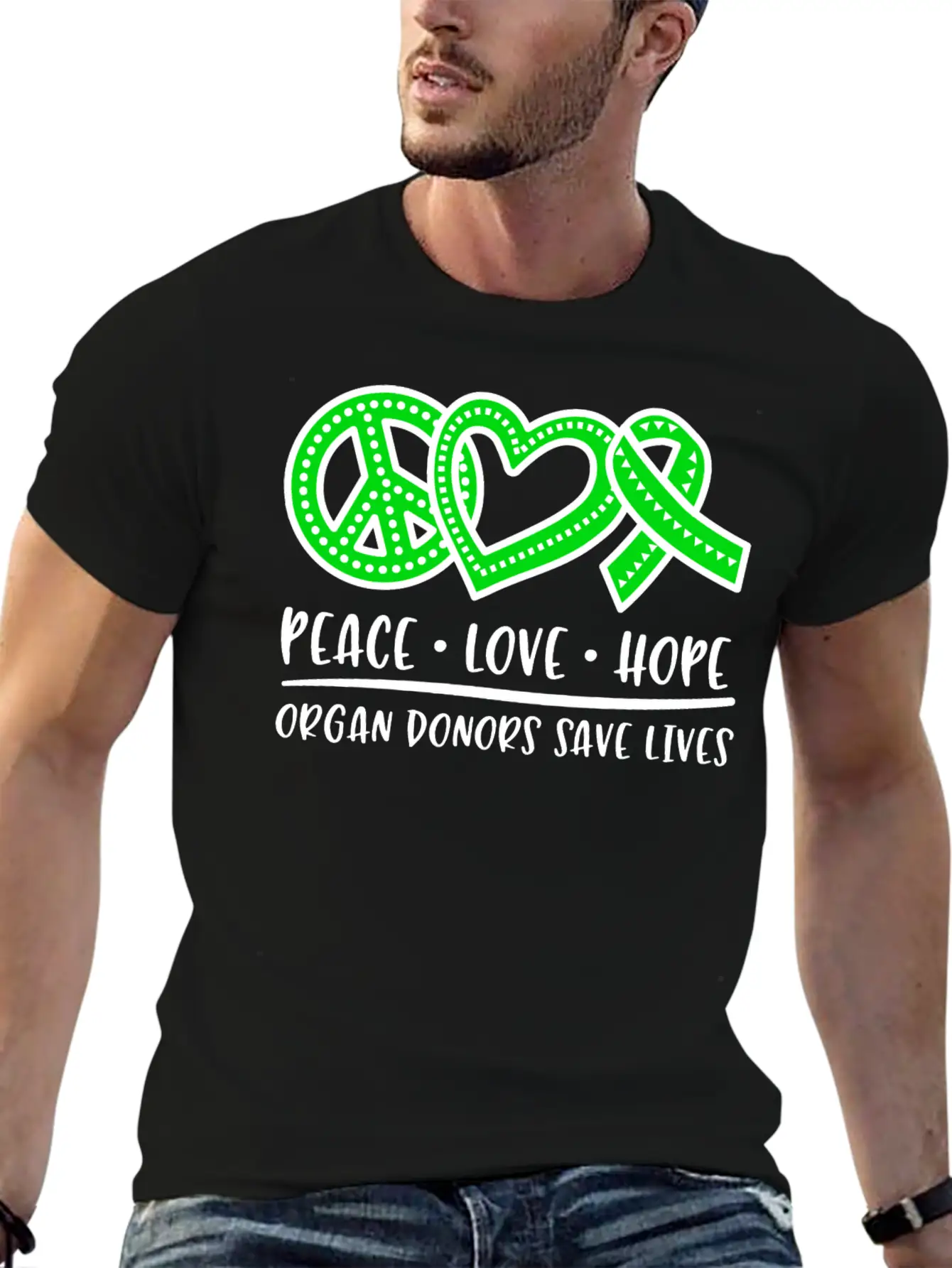 Organ Donation Awareness, Organ Donor Basic Graphic T-Shirt – Daily Comfort In Soft Cotton