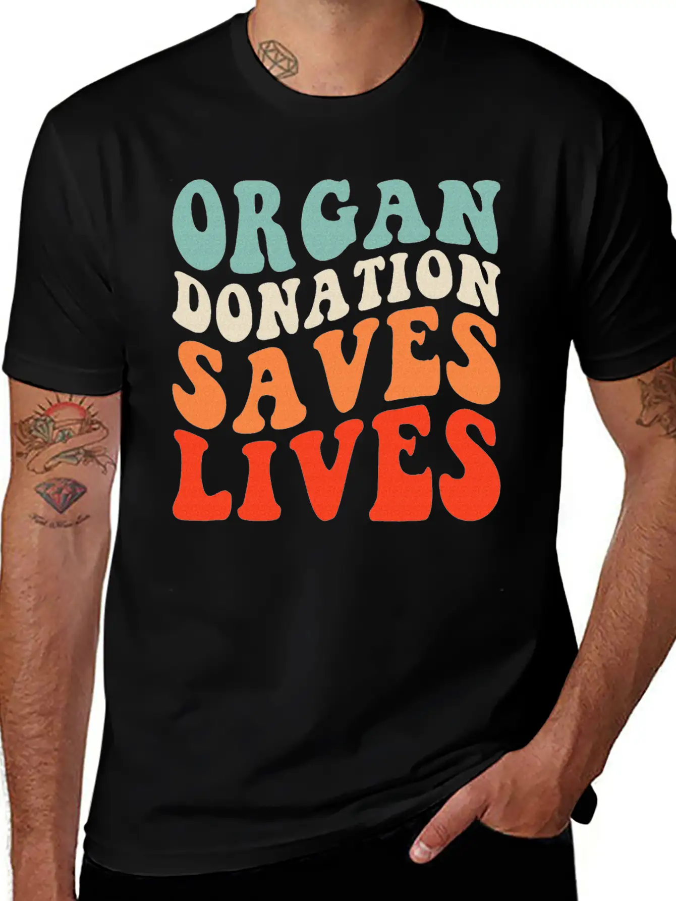 Organ Donation Saves Lives Essential Cotton Tee For Daily Outfits – Unisex Style