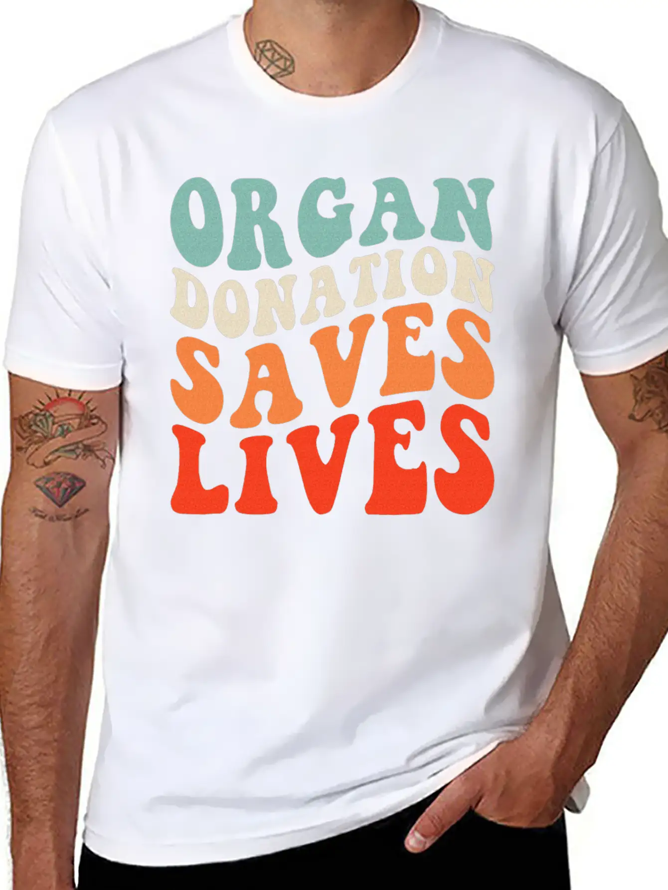 Organ Donation Saves Lives Essential Cotton Tee For Daily Outfits – Unisex Style