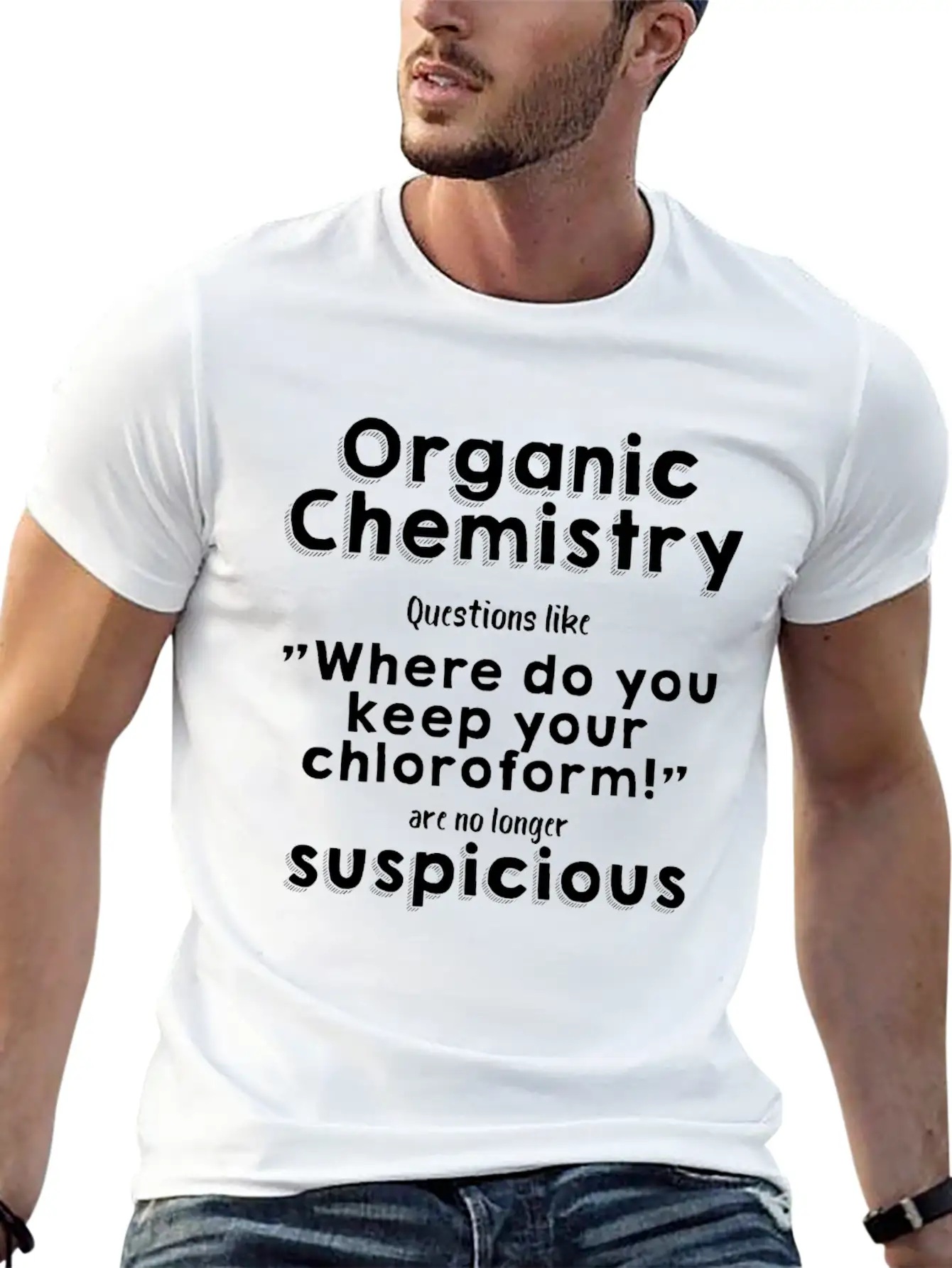 Organic Chemistry Unisex Casual T-Shirt – Clean Design For Daily Comfort