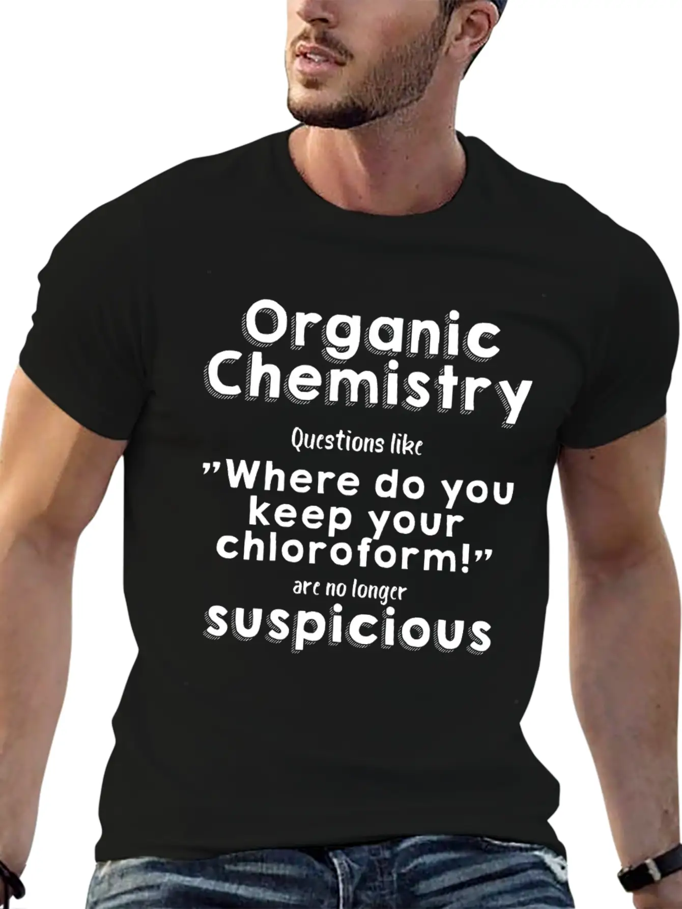 Organic Chemistry Unisex Casual T-Shirt – Clean Design For Daily Comfort
