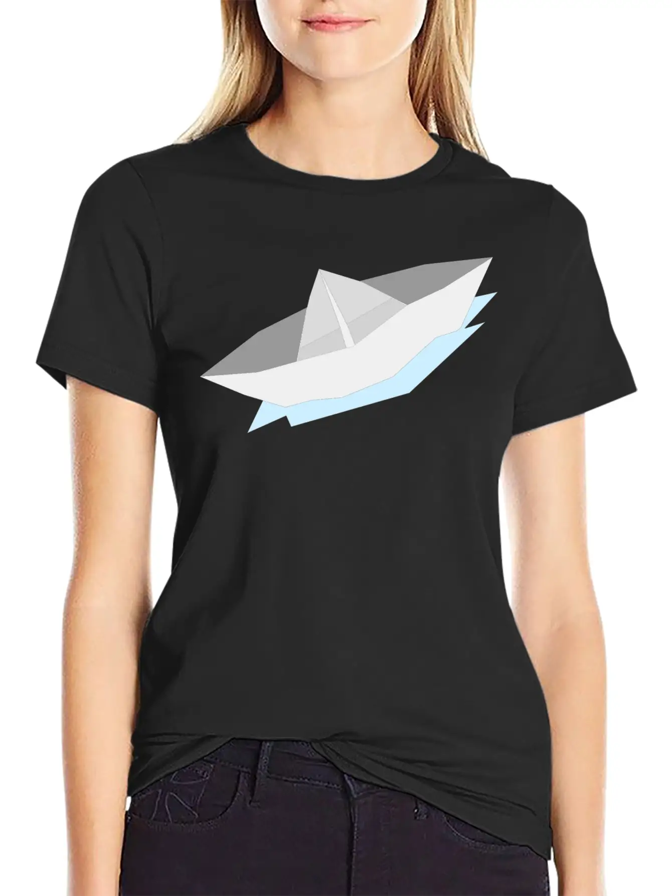 Origami Paper Plane Papier Flugzeug7 Comfortable Minimalist Graphic Tee – Summer Style Essential