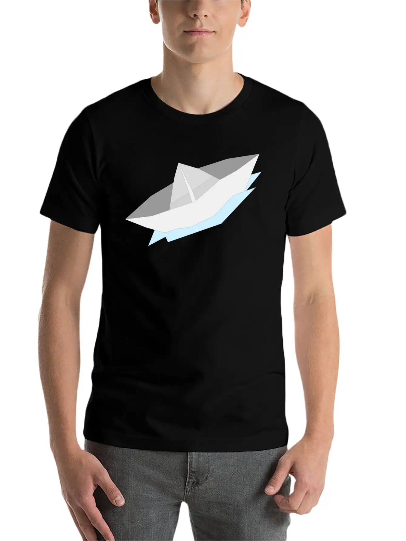 Origami Paper Plane Papier Flugzeug7 Comfortable Minimalist Graphic Tee – Summer Style Essential