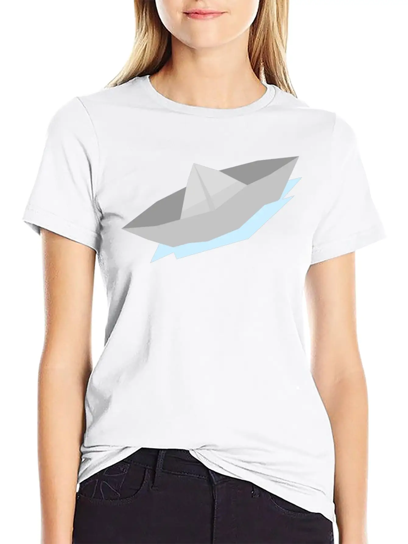 Origami Paper Plane Papier Flugzeug7 Comfortable Minimalist Graphic Tee – Summer Style Essential