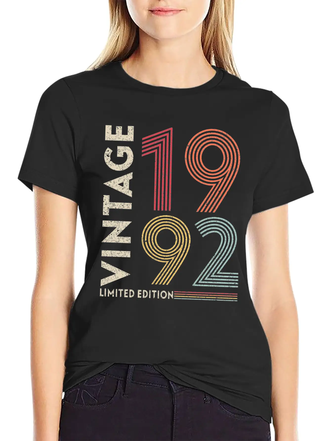 Original 1992 Vintage Vintage Anniversary Retro Lightweight Cotton T-Shirt – Daily Comfort Graphic Shirt