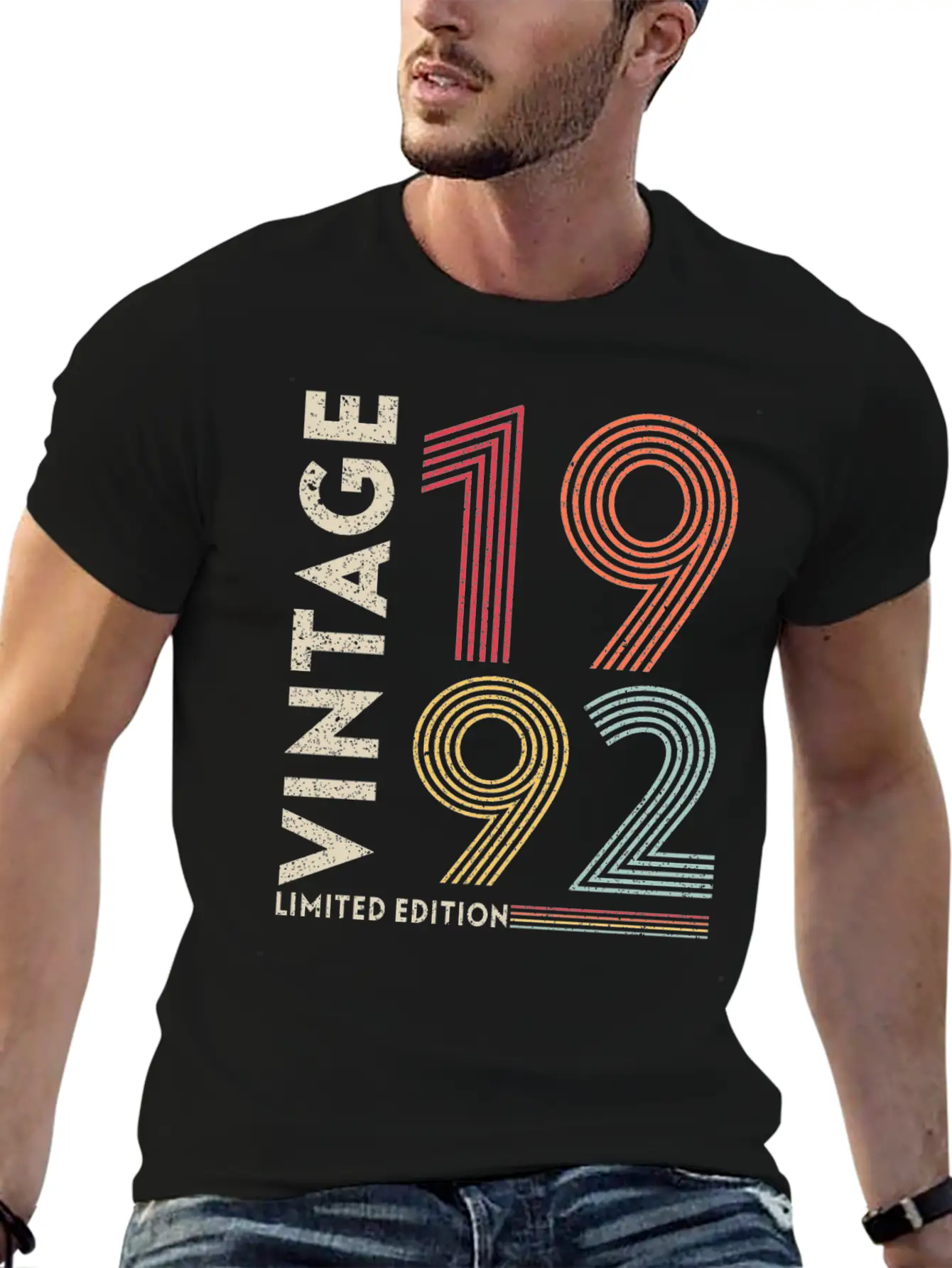 Original 1992 Vintage Vintage Anniversary Retro Lightweight Cotton T-Shirt – Daily Comfort Graphic Shirt