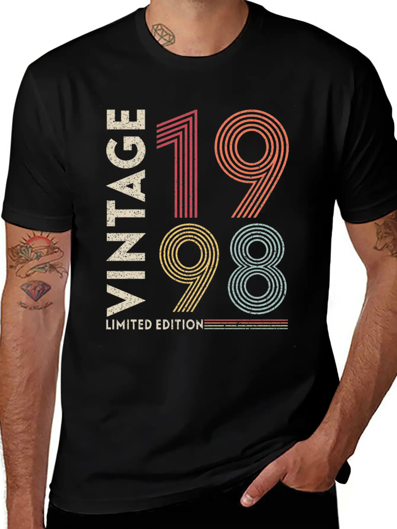 Original 1998 Vintage Vintage Retro Anniversary Modern Fit Casual T-Shirt ��� Clean And Versatile Design