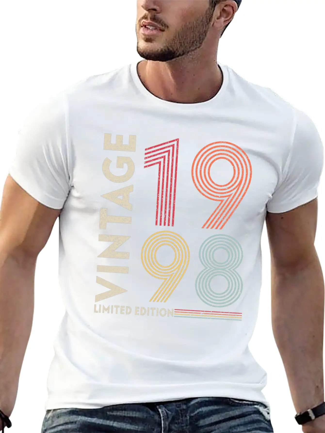 Original 1998 Vintage Vintage Retro Anniversary Modern Fit Casual T-Shirt ��� Clean And Versatile Design
