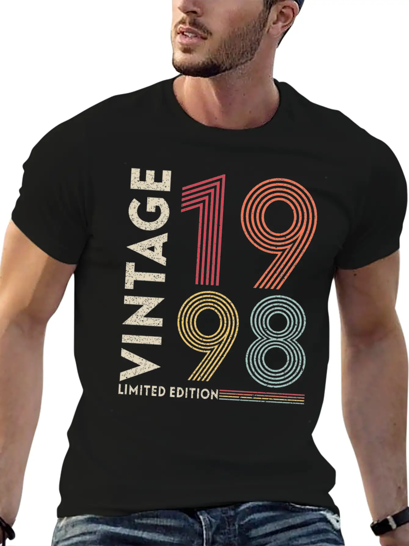 Original 1998 Vintage Vintage Retro Anniversary Modern Fit Casual T-Shirt ��� Clean And Versatile Design