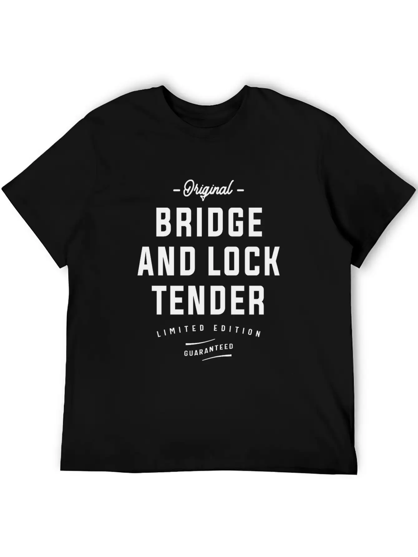 Original Bridge And Lock Tender Limited Edition Lightweight Cotton T-Shirt – Daily Comfort Graphic Shirt