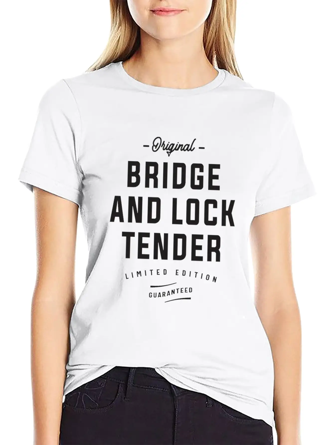 Original Bridge And Lock Tender Limited Edition Lightweight Cotton T-Shirt – Daily Comfort Graphic Shirt