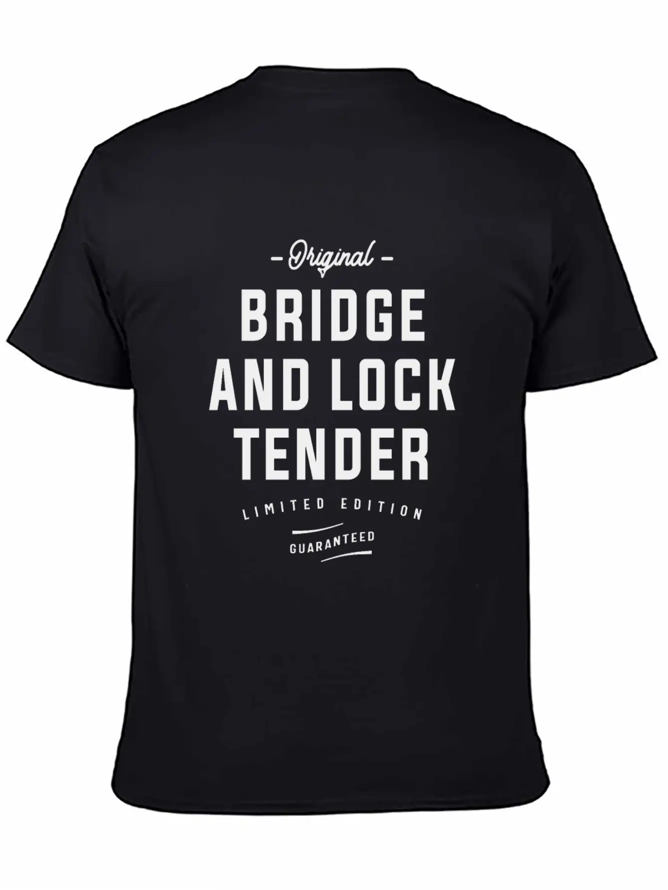 Original Bridge And Lock Tender Limited Edition Lightweight Cotton T-Shirt – Daily Comfort Graphic Shirt