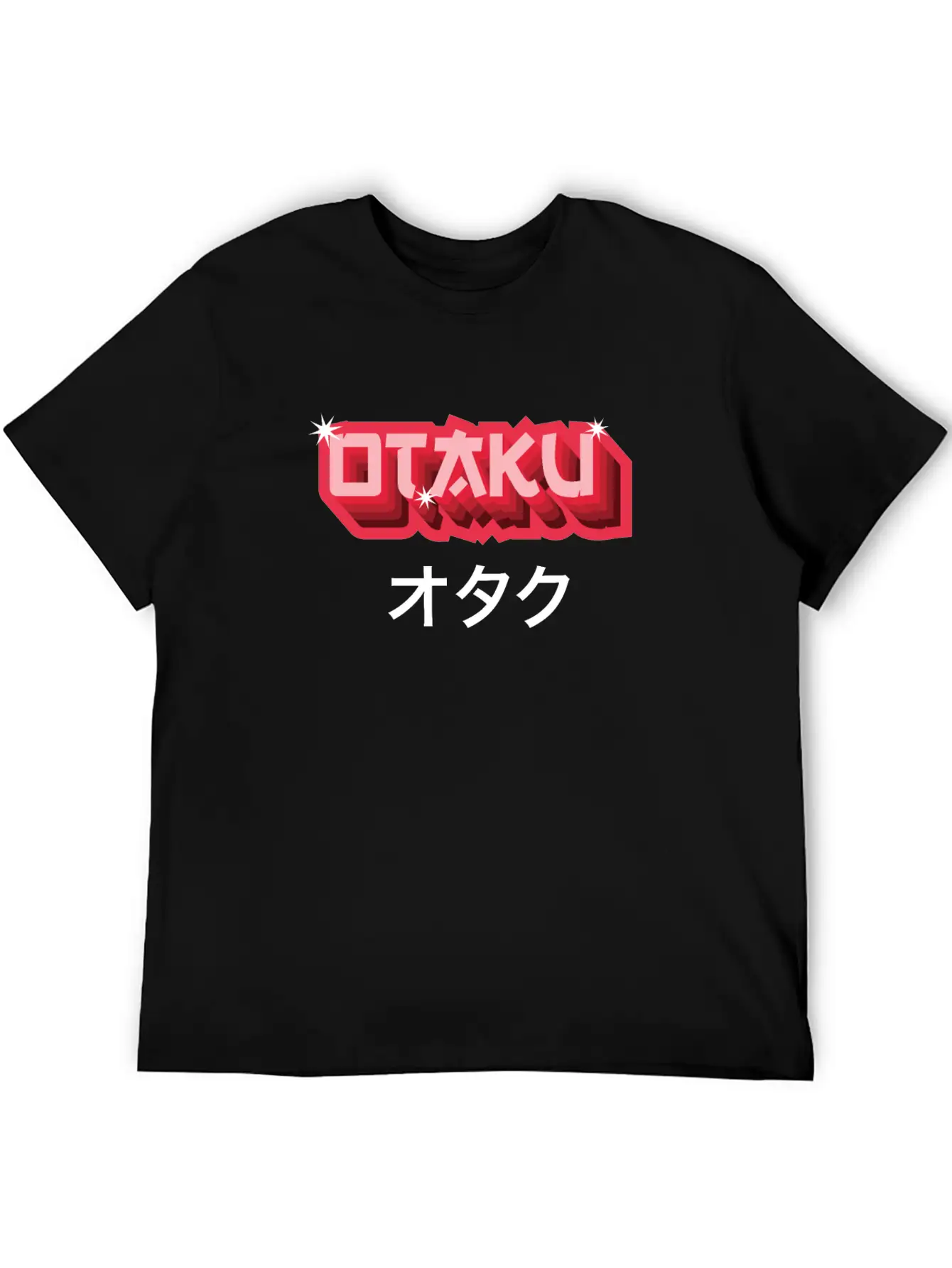 Otaku Japanese Text Anime Manga Soft Cotton Short Sleeve Tee – Unisex Wardrobe Staple