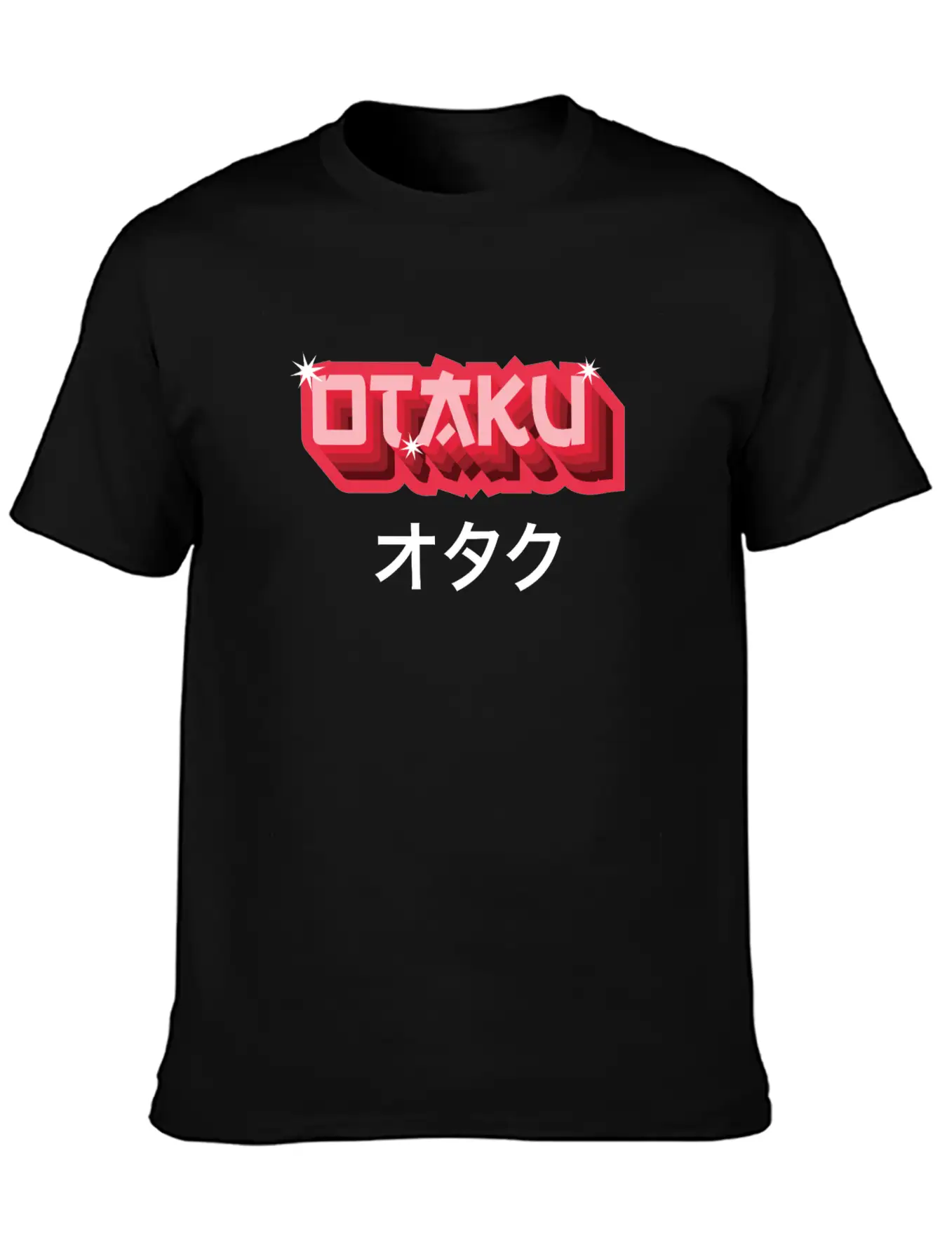 Otaku Japanese Text Anime Manga Soft Cotton Short Sleeve Tee – Unisex Wardrobe Staple