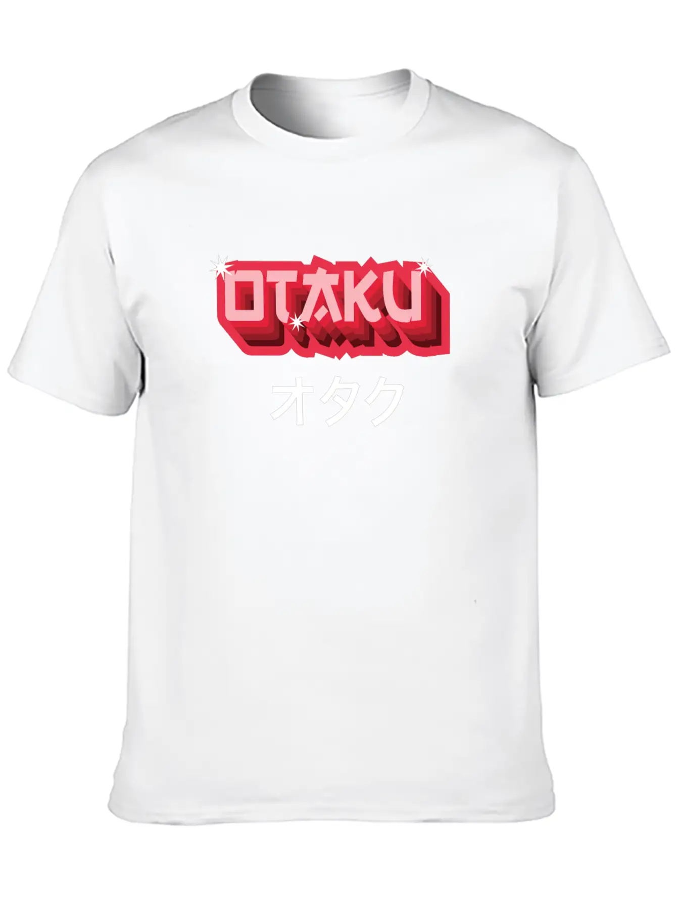 Otaku Japanese Text Anime Manga Soft Cotton Short Sleeve Tee – Unisex Wardrobe Staple