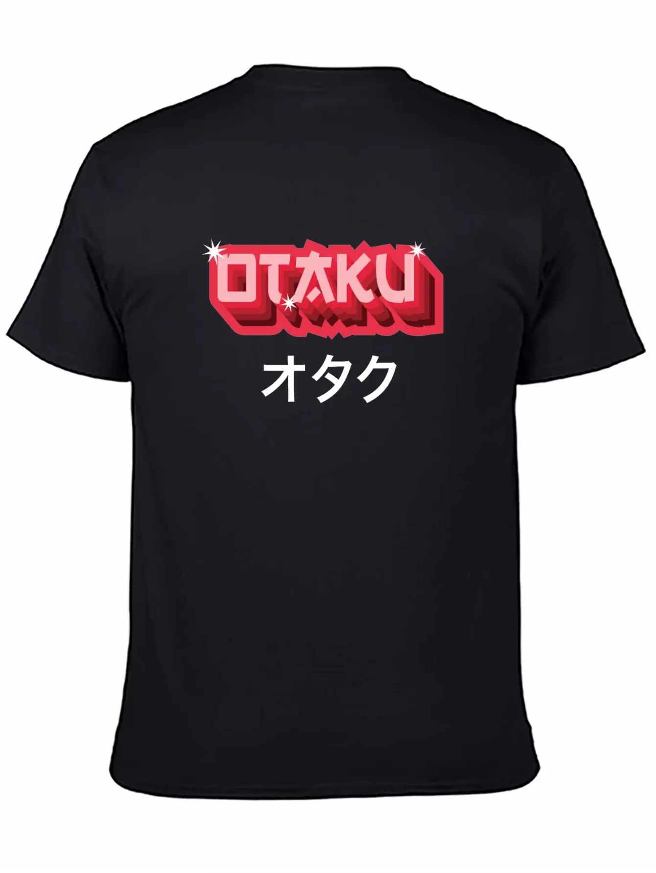 Otaku Japanese Text Anime Manga Soft Cotton Short Sleeve Tee – Unisex Wardrobe Staple