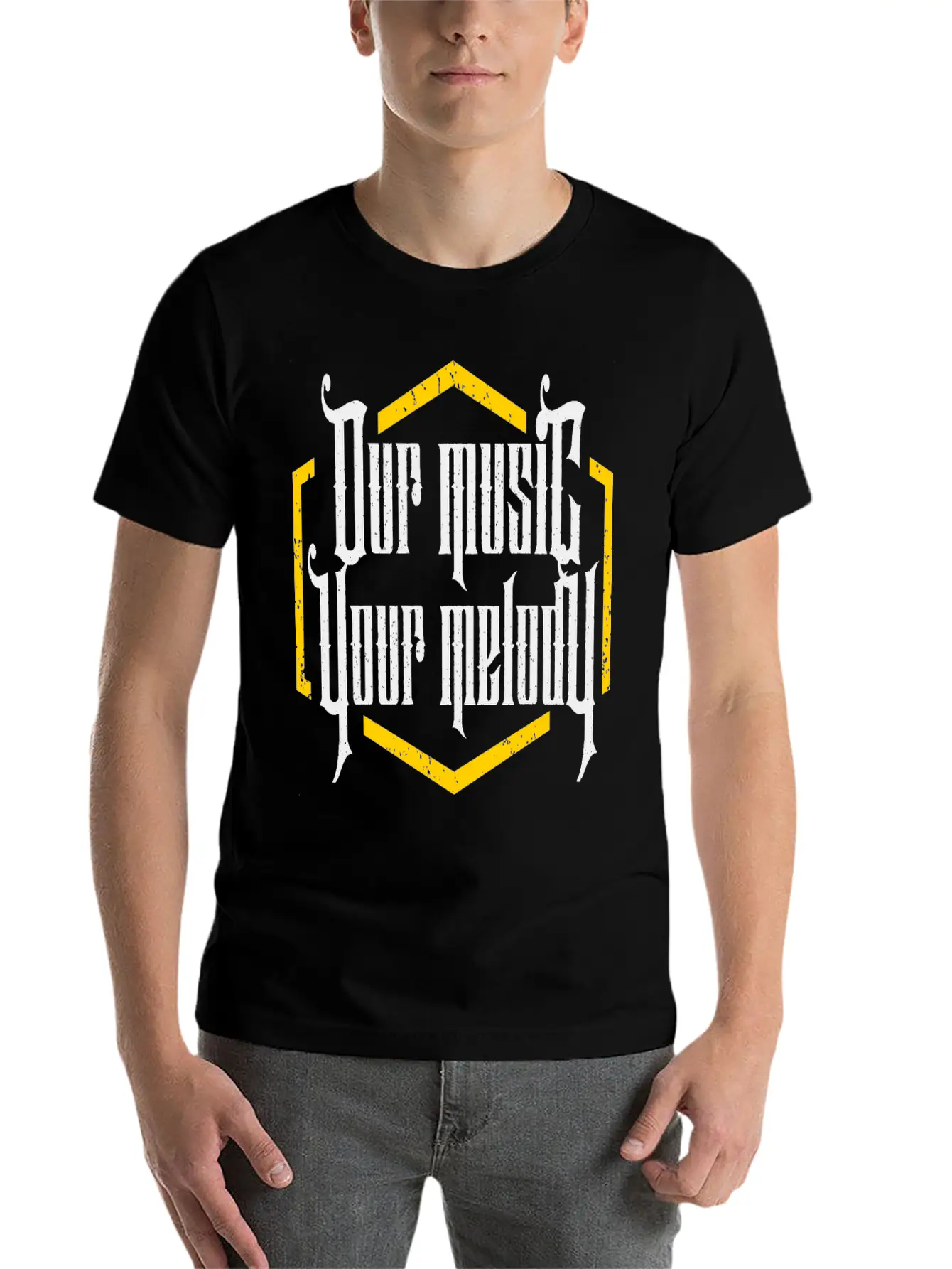 Our Music Your Melody Relaxed Everyday Tee – Lightweight And Durable Cotton