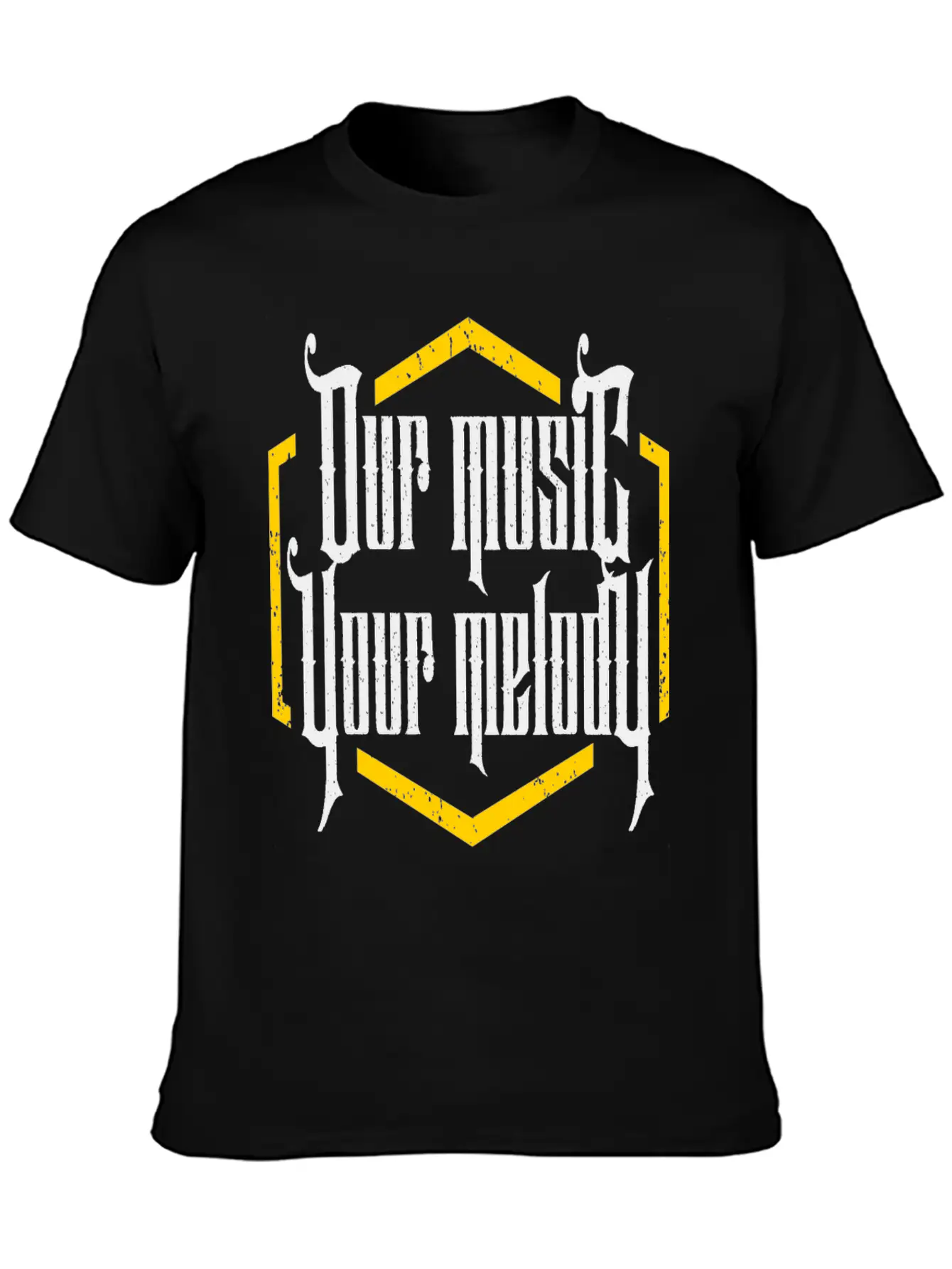 Our Music Your Melody Relaxed Everyday Tee – Lightweight And Durable Cotton