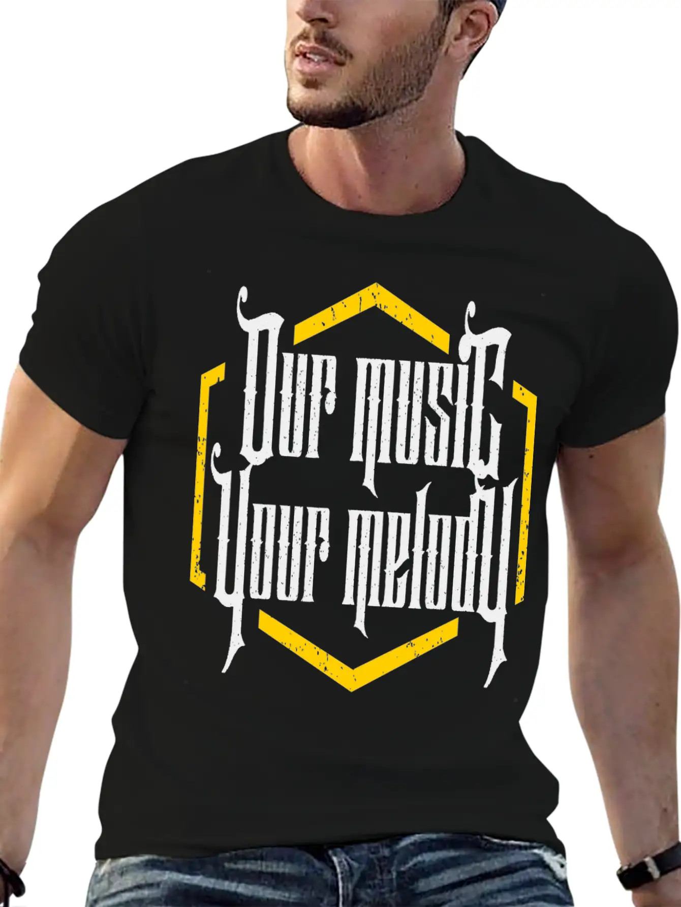 Our Music Your Melody Relaxed Everyday Tee – Lightweight And Durable Cotton