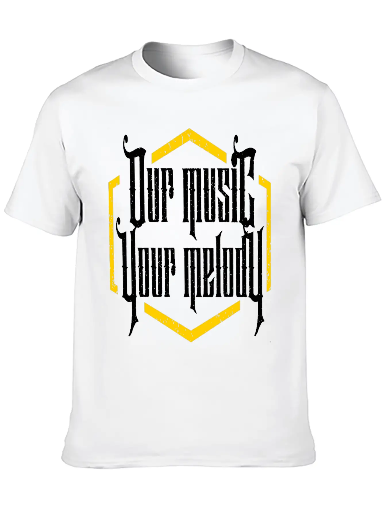 Our Music Your Melody Relaxed Everyday Tee – Lightweight And Durable Cotton