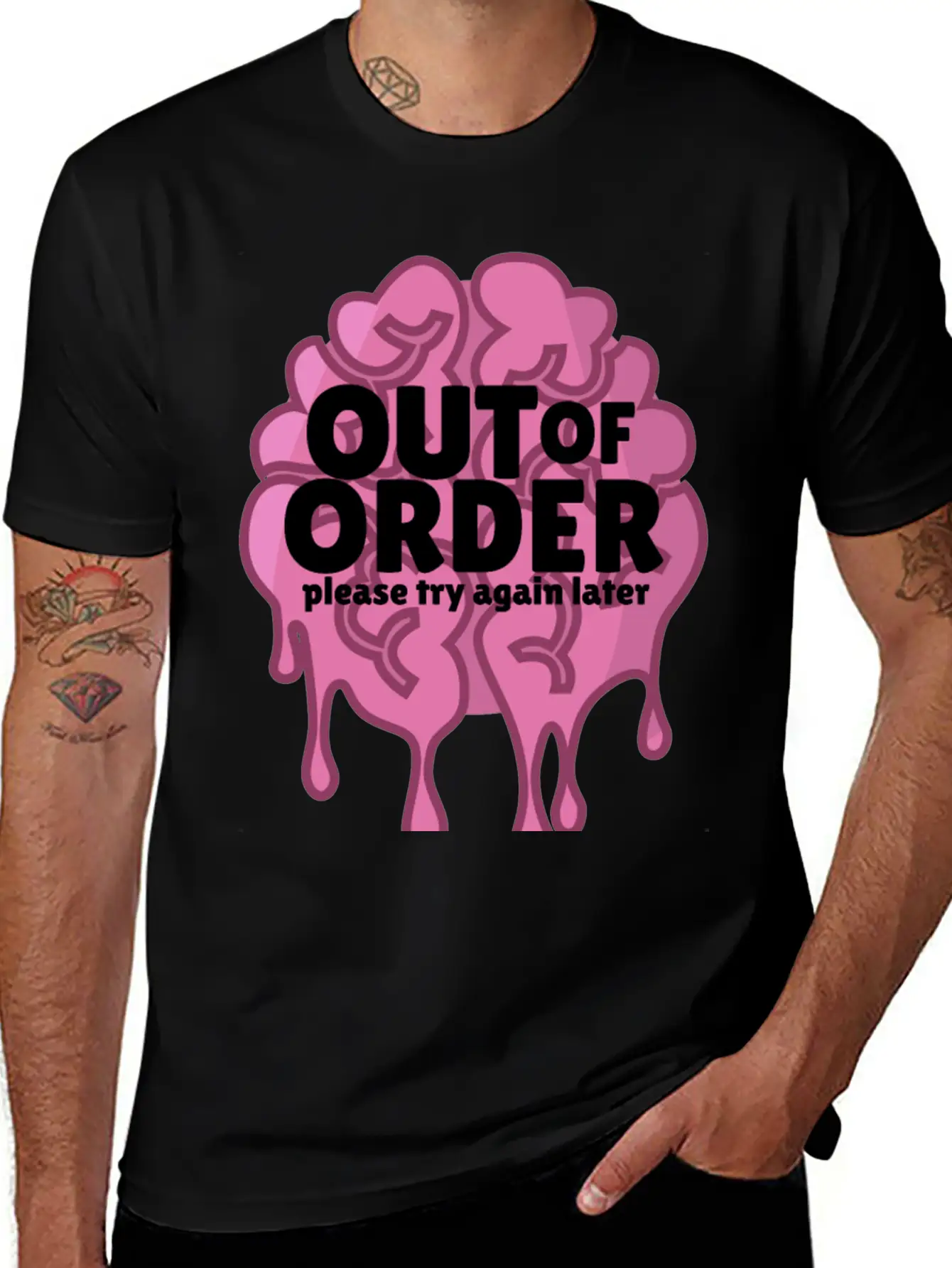Out Of Order Unisex Casual T-Shirt – Clean Design For Daily Comfort