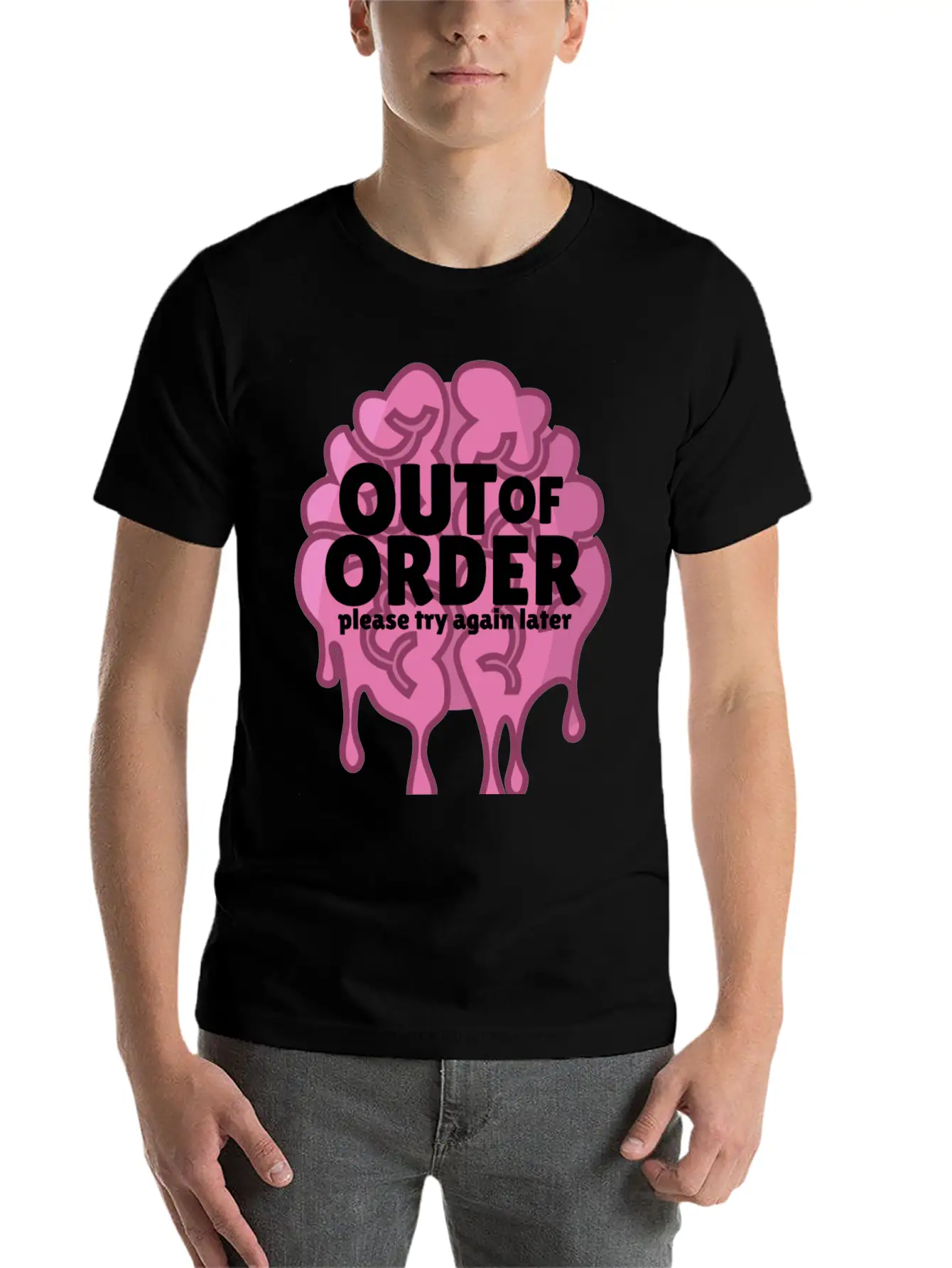 Out Of Order Unisex Casual T-Shirt – Clean Design For Daily Comfort