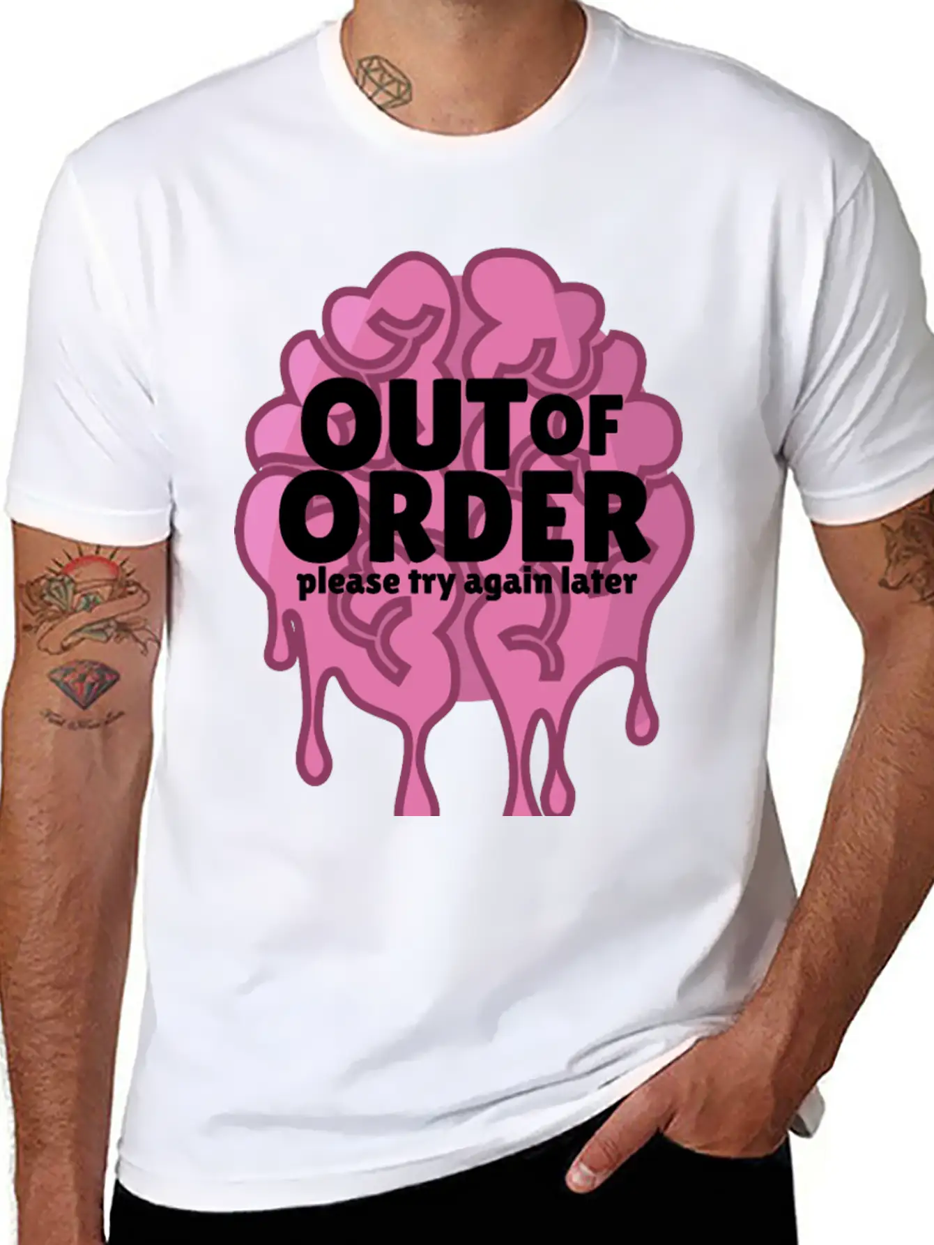 Out Of Order Unisex Casual T-Shirt – Clean Design For Daily Comfort