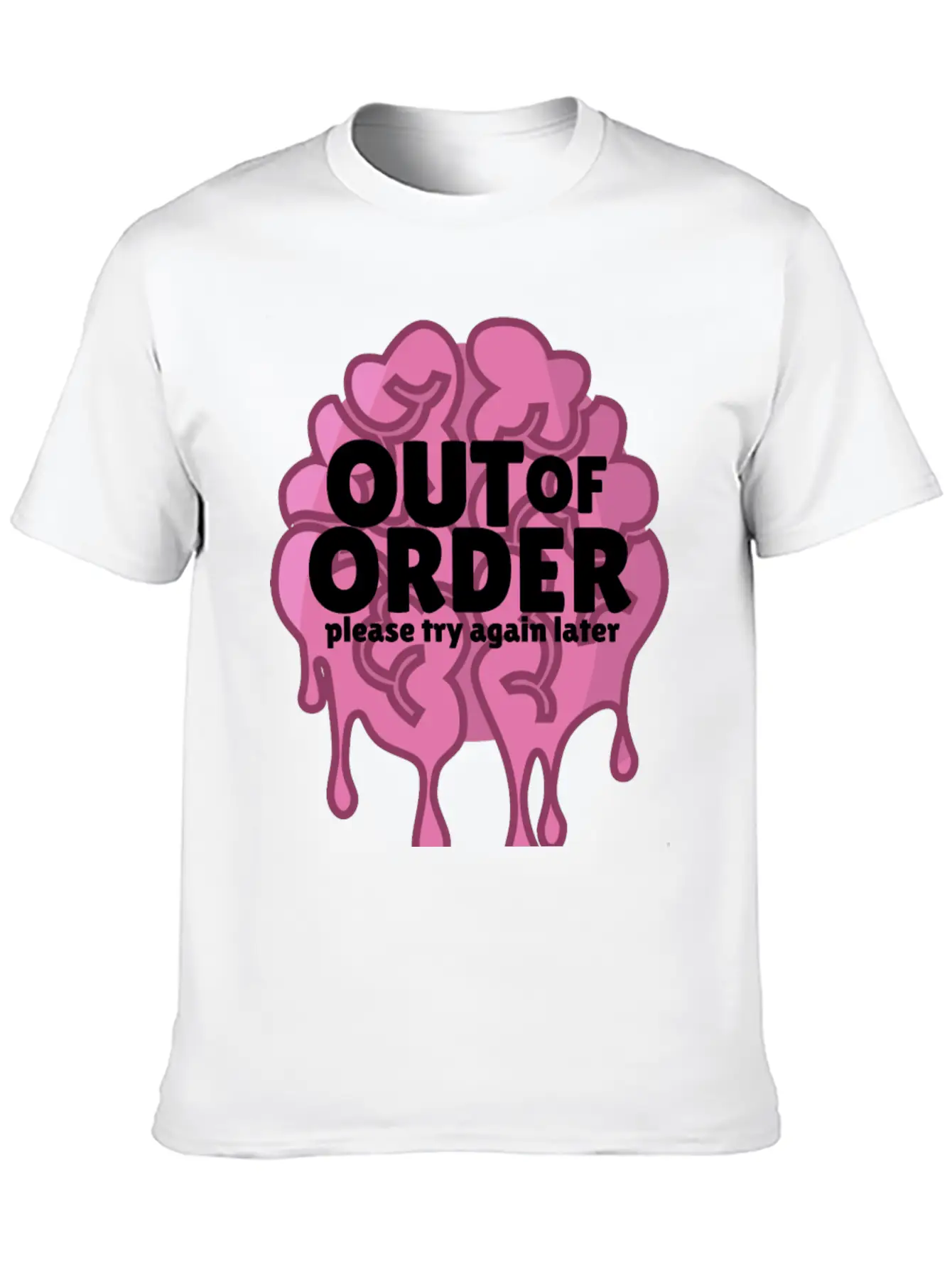 Out Of Order Unisex Casual T-Shirt – Clean Design For Daily Comfort