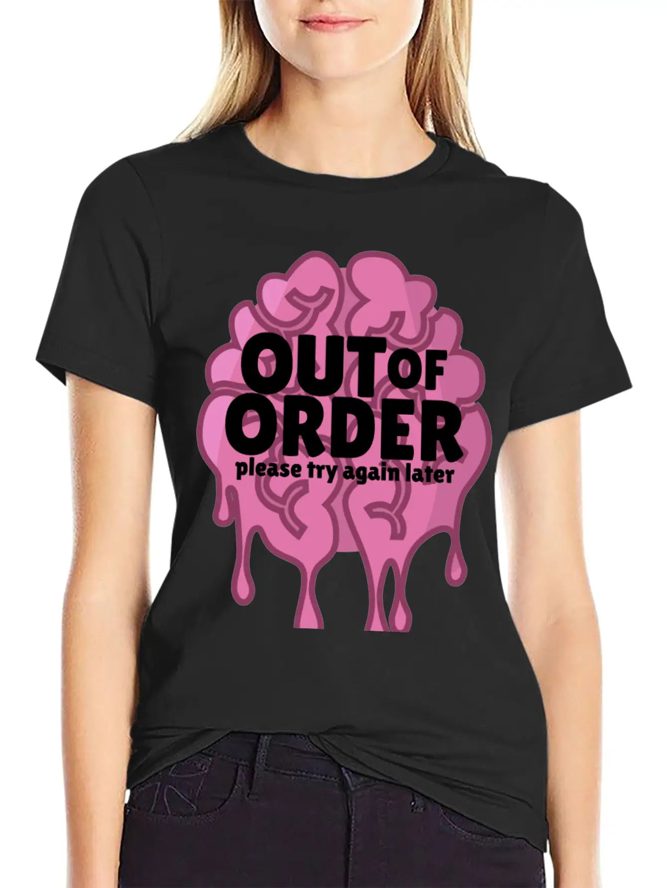 Out Of Order Unisex Casual T-Shirt – Clean Design For Daily Comfort