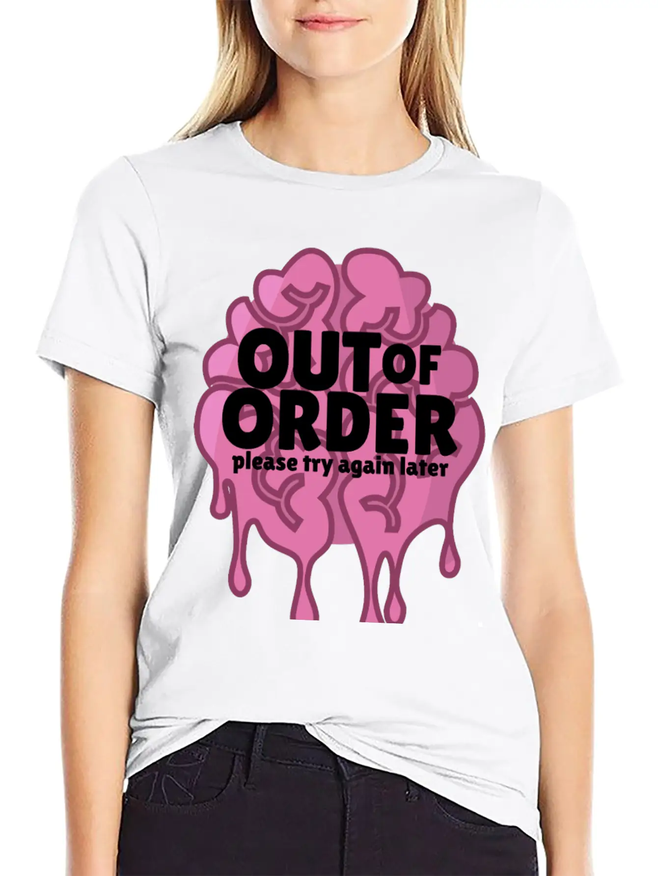 Out Of Order Unisex Casual T-Shirt – Clean Design For Daily Comfort