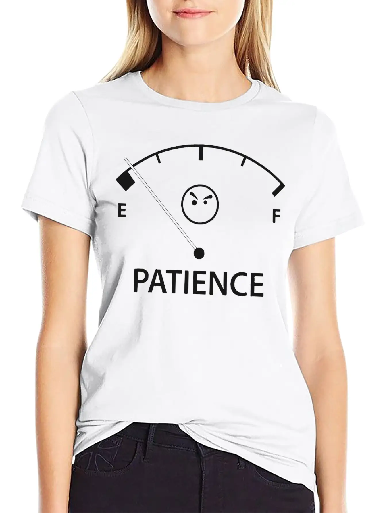 Out Of Patience Modern Fit Casual T-Shirt – Clean And Versatile Design