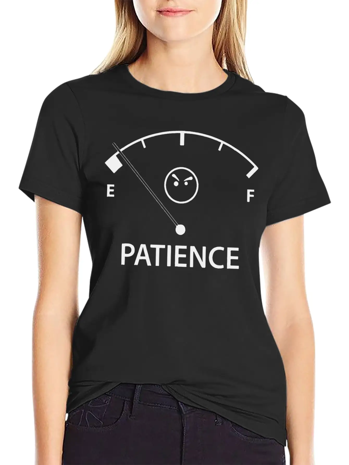 Out Of Patience Modern Fit Casual T-Shirt – Clean And Versatile Design