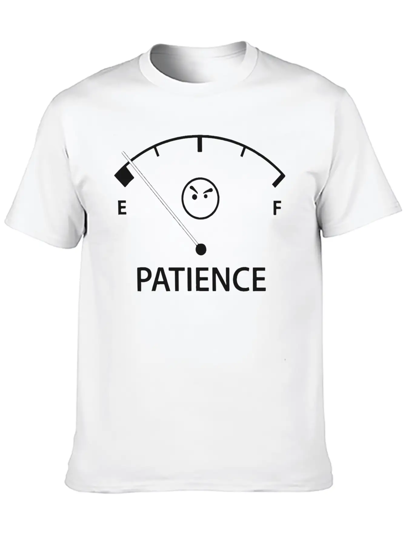 Out Of Patience Modern Fit Casual T-Shirt – Clean And Versatile Design